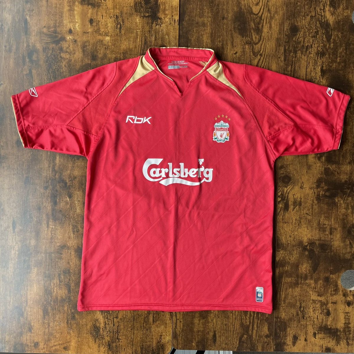 Reebok Liverpool 05/06 Home Reebok soccer jersey Size US XL / EU 56 / 4 - 1 Thumbnail