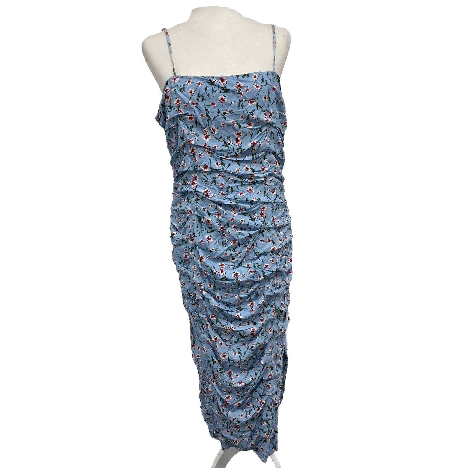 Barbour BARDOT prom Blue Adjustable Square Neck Cocktail XL A000496 Size XL / US 12-14 / IT 48-50 - 3 Thumbnail