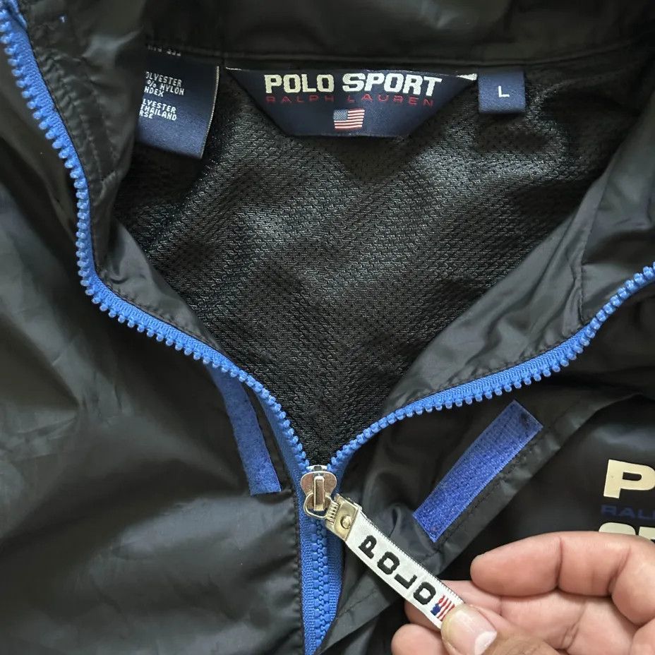 Polo Ralph Lauren Vintage Polo Sport Ralph Lauren Anorak Windbreaker Jacket Size US L / EU 52-54 / 3 - 3 Thumbnail