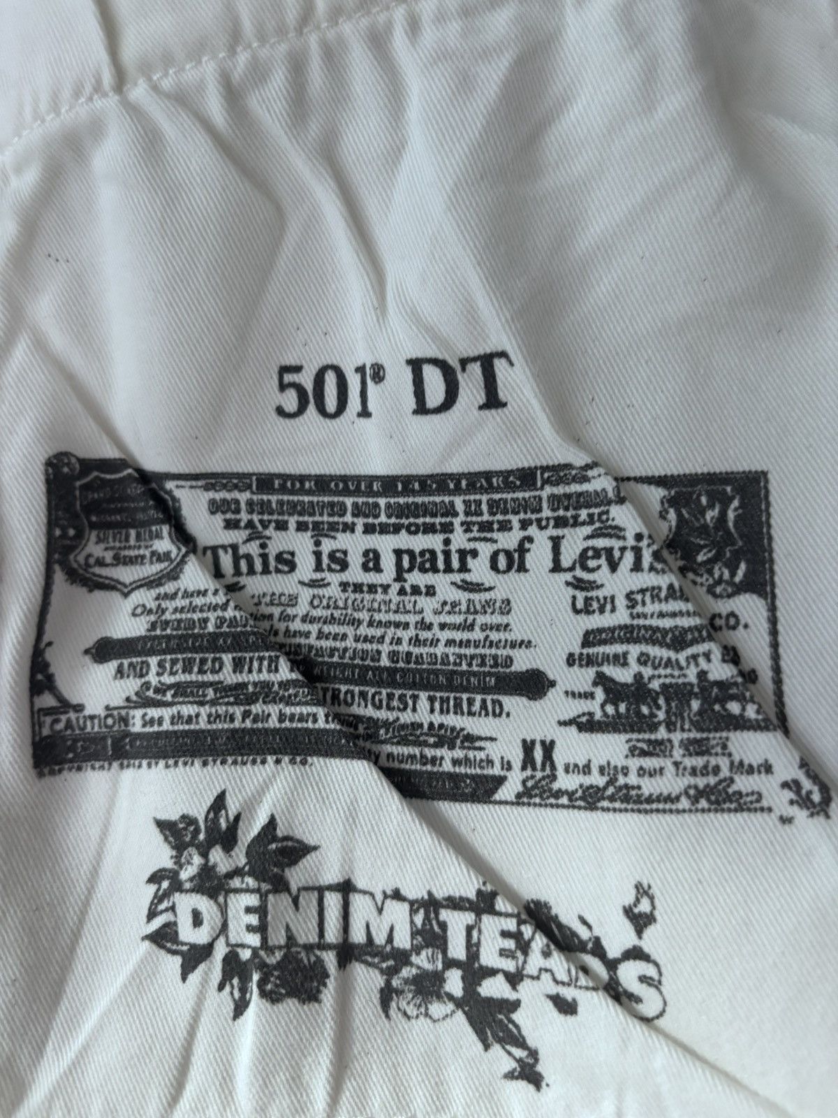 DENIM TEARS Denim Tears Levi 501 Cotton Wreath Jean Size US 36 / EU 52 - 9 Thumbnail