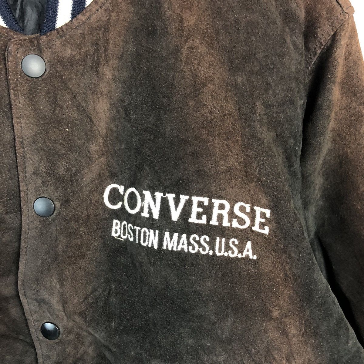 Converse DL Converse Boston Mass U.S.A Bombers varsity Jacket #A280 Size US M / EU 48-50 / 2 - 10 Thumbnail