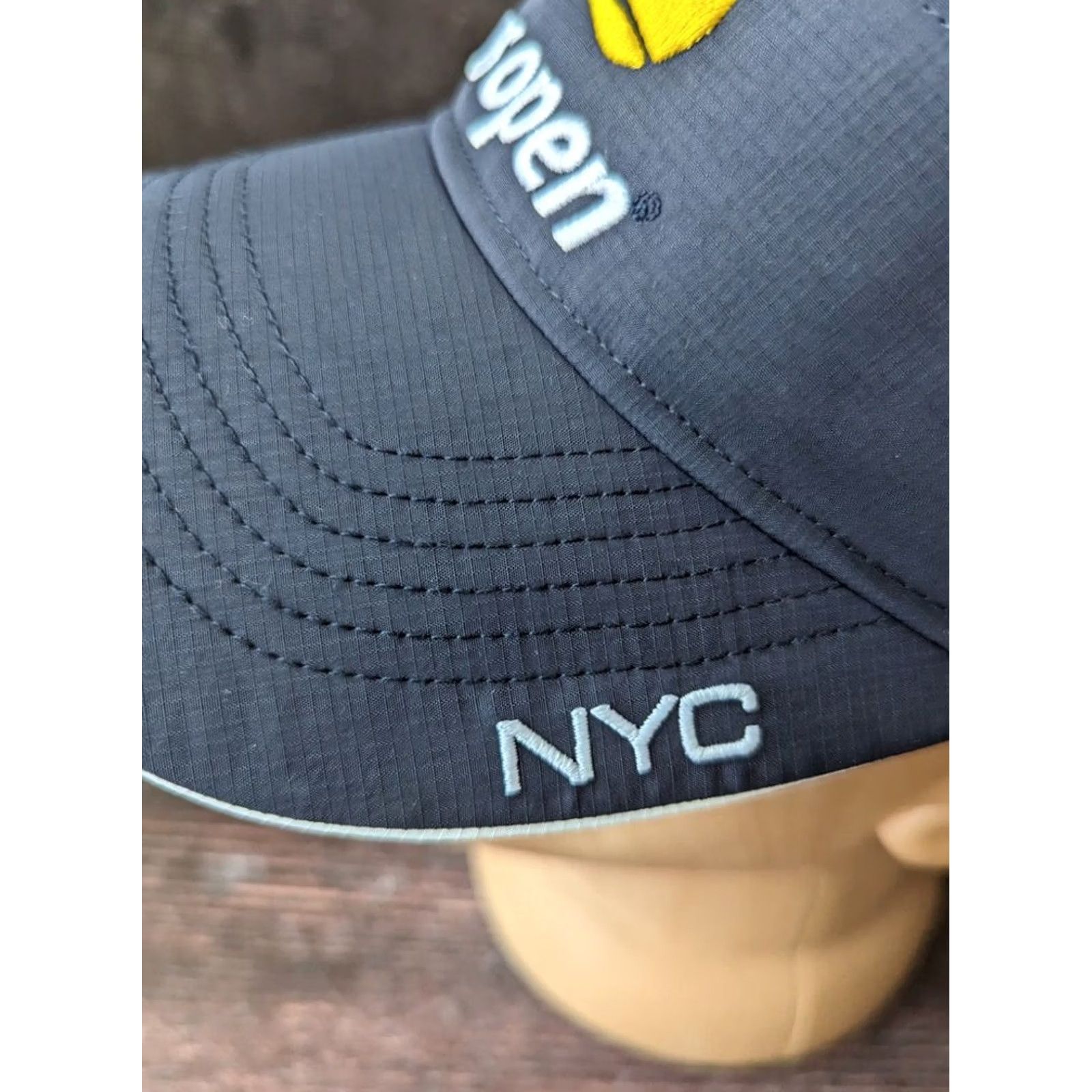 47 47 Brand Blue Visor Cap US Open Men One Size Cap Visor NYC Blue Visor Cap Size ONE SIZE - 3 Thumbnail