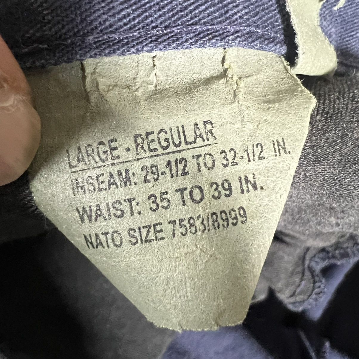 Propper Vintage Military Propper Blue Men's Tactical Cargo Pants Size US 35 - 7 Thumbnail