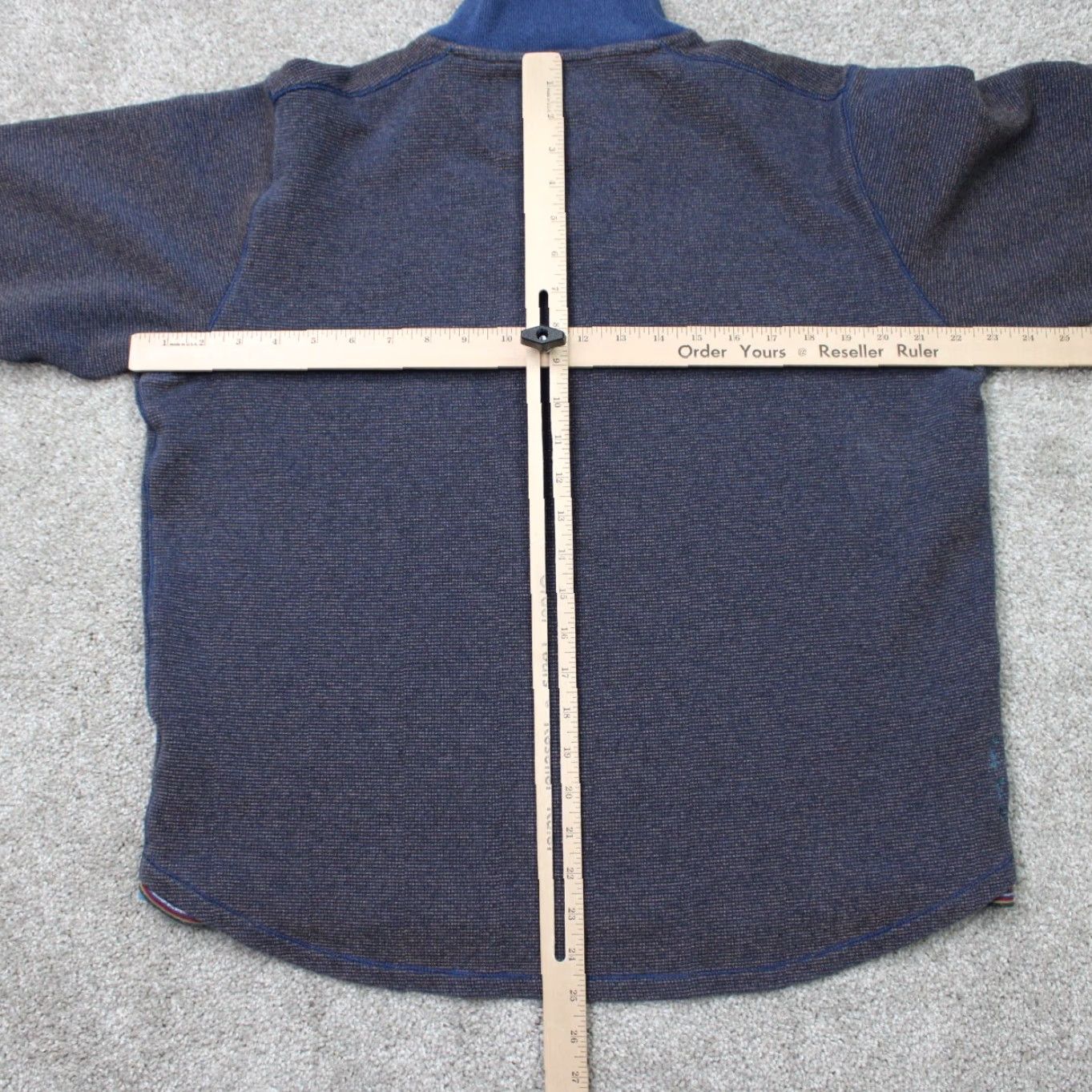 Robert Graham Robert Graham Sweatshirt Mens Large Blue 1/4 Zip Pullover Knitted Cotton Sweatshirt Mens Large Blue 1/4 Zip Refined Title Size US L / EU 52-54 / 3 - 7 Thumbnail