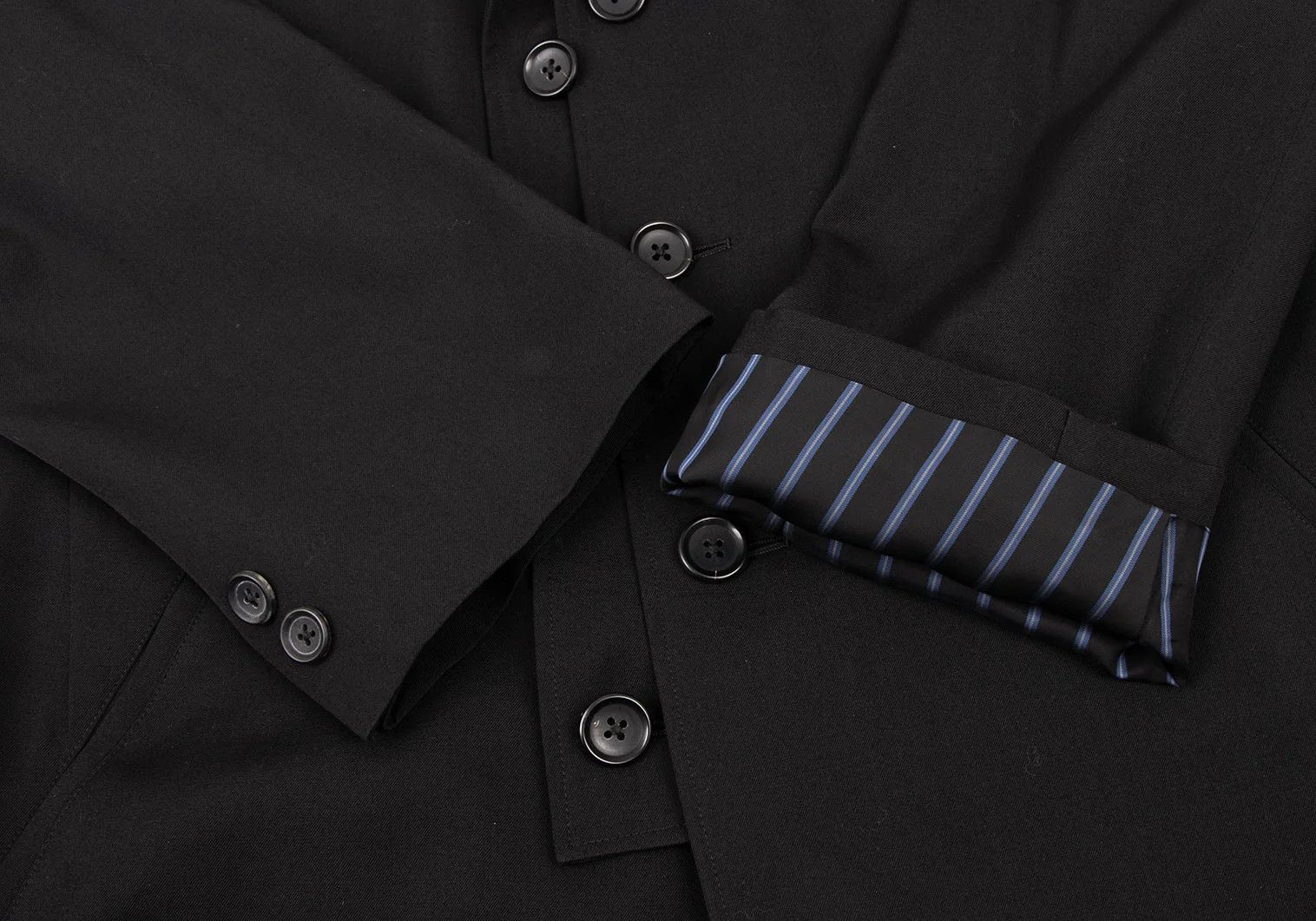 Yohji Yamamoto Yohji Yamamoto Wool Gabardine Layered Coat Size US S / EU 44-46 / 1 - 9 Thumbnail