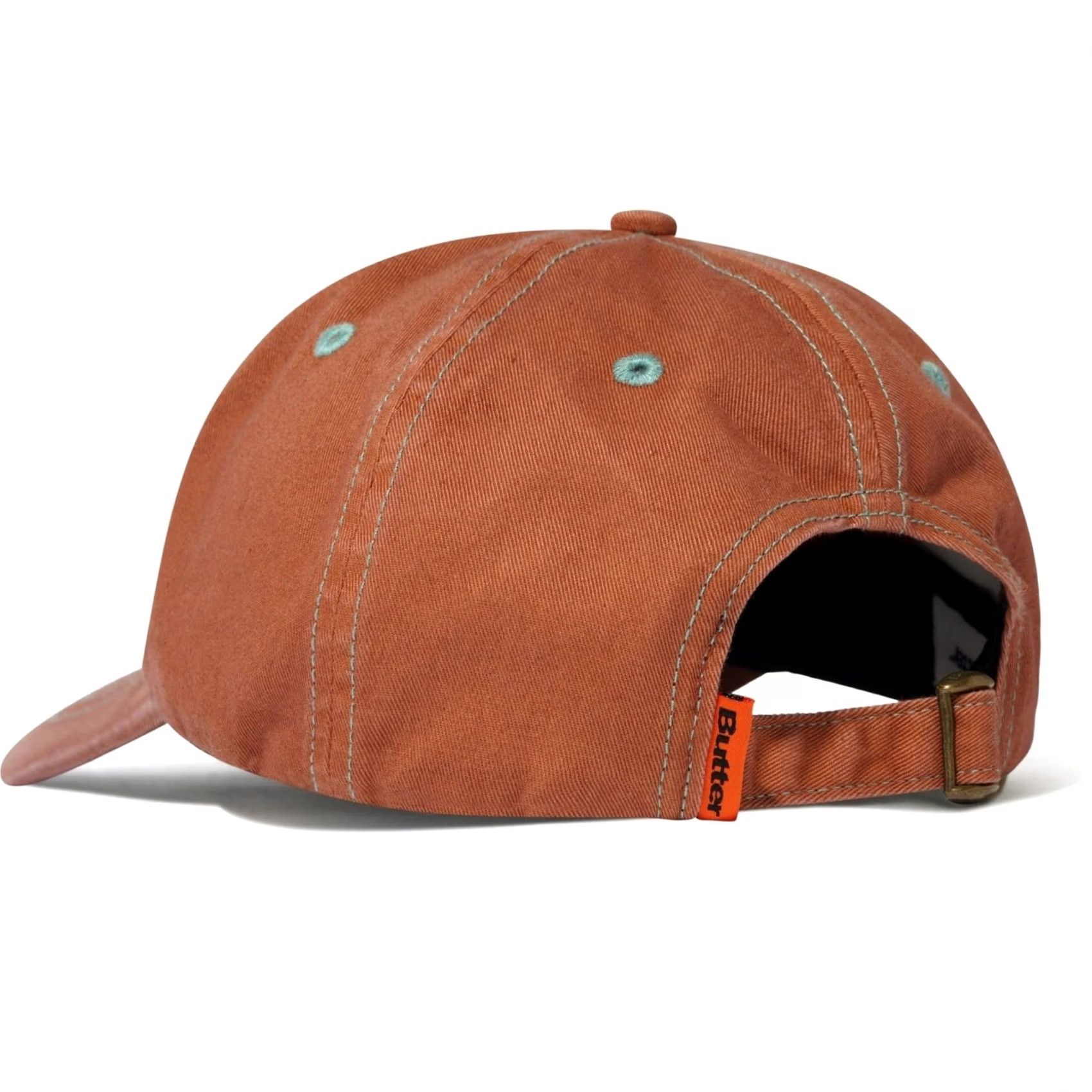 Buttero Butter 6 Panel Hat Washed Sangria Mens One Size Brand New Rounded Logo Hat Size ONE SIZE - 2 Thumbnail