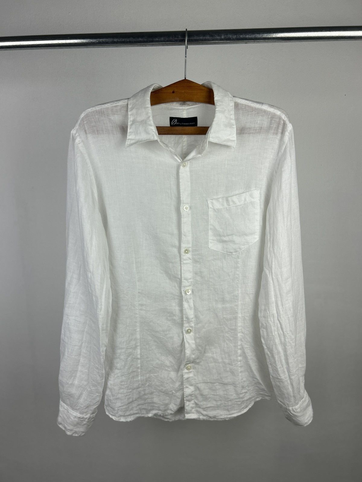 Tornado Mart zero by tornado mart linen shirt Size US M / EU 48-50 / 2 - 2 Thumbnail