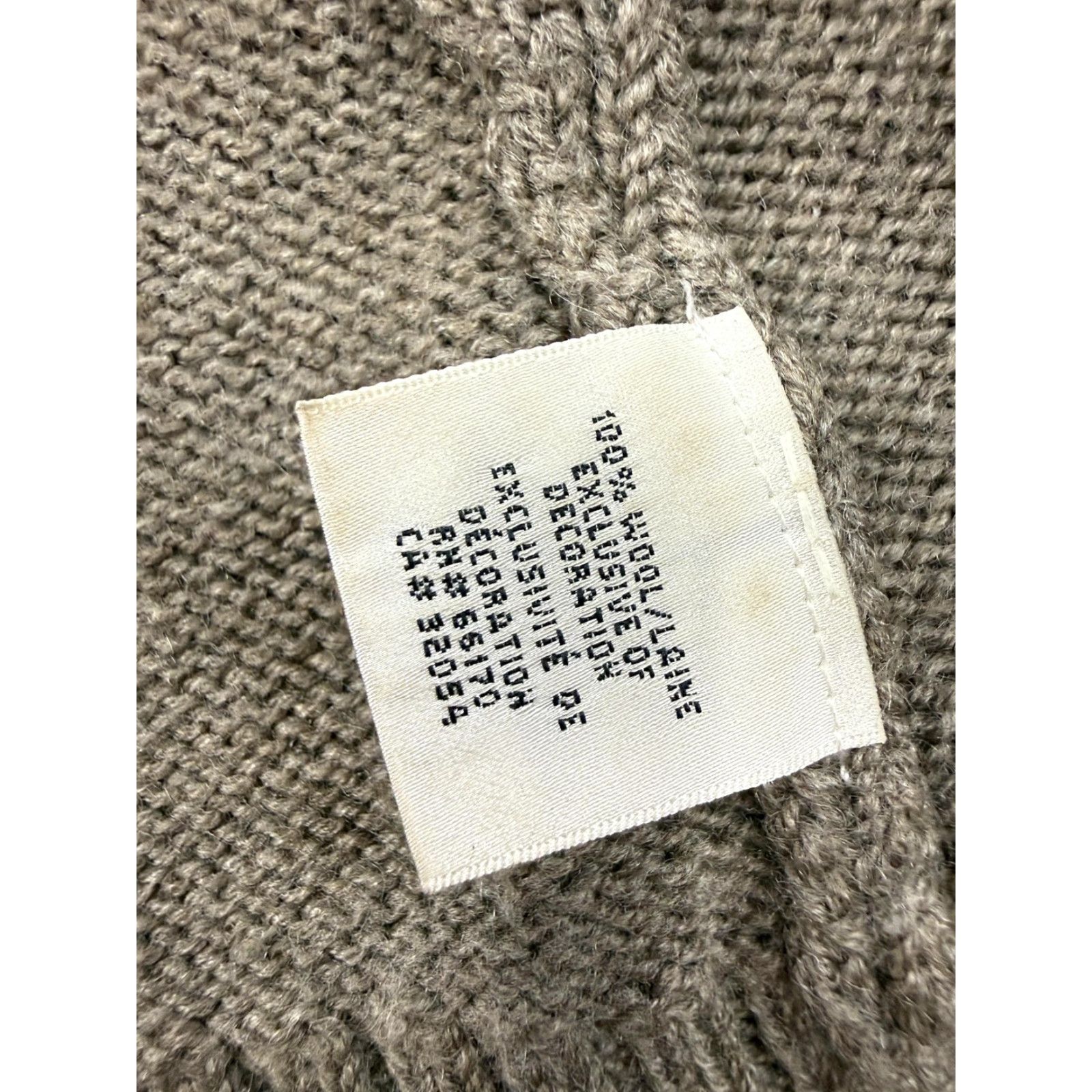 Vintage Charlie & Robin Cardigan Sweater Womens XS Gray 100% Wool Hooded Belted Ruffle Knit Open Front Winter Casual Mens Womens Girls Boys Size XS / US 0-2 / IT 36-38 - 2 Thumbnail