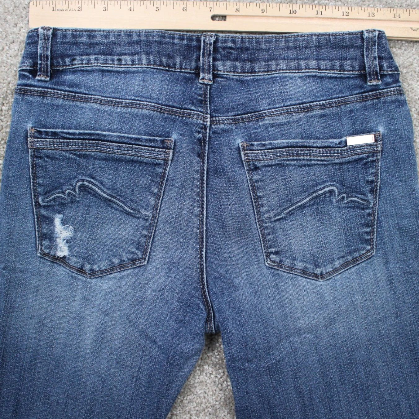 White House Black Market White House Black Market Jeans Womens 2 Blue Slim Crop 5-Pocket Denim 25" inseam Size 26" / US 2 / IT 38 - 7 Thumbnail