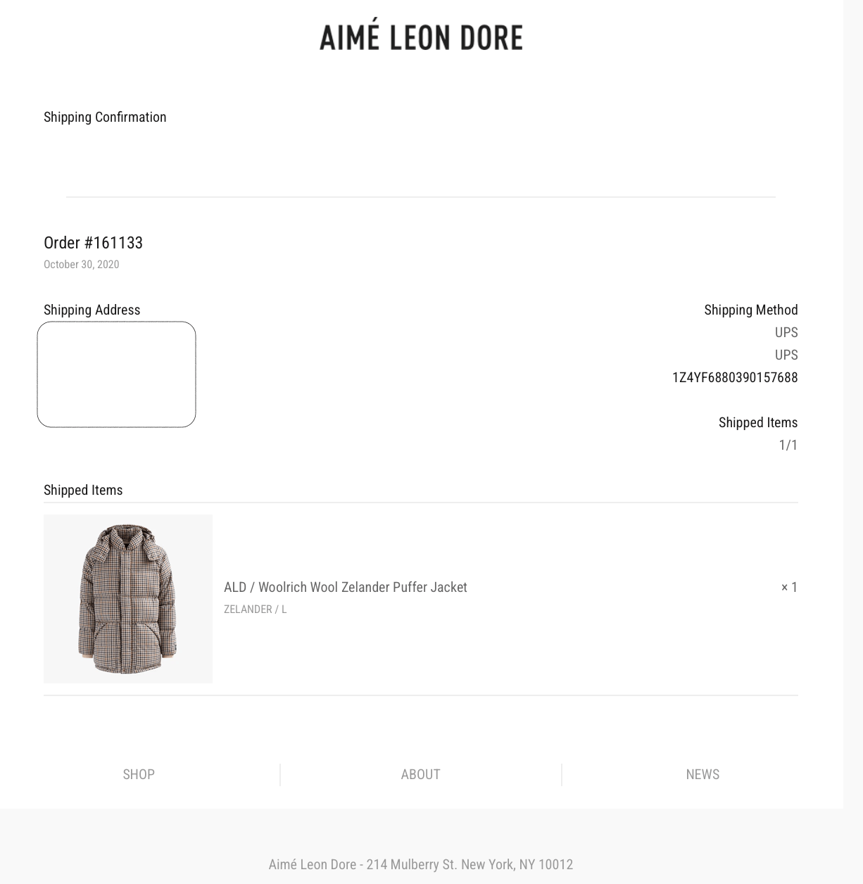 Aime Leon Dore × Woolrich Woolen Mills Woolrich Wool Zelander Puffer Jacket By Aime Leon Dore Size US L / EU 52-54 / 3 - 13 Thumbnail