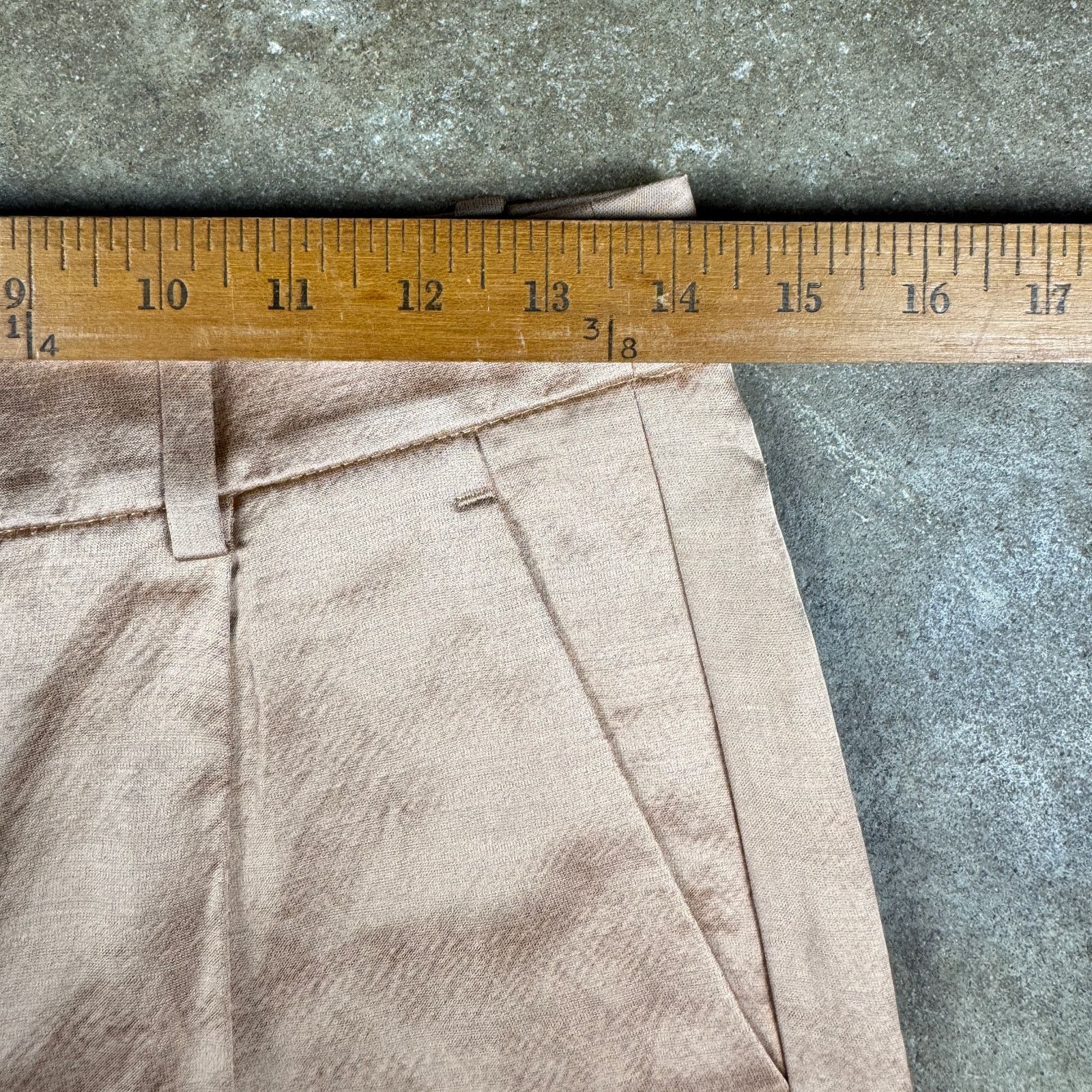 Banana Republic Banana Republic Brigitte Wide Leg Satin Pants Size 2 Pink Size 26" / US 2 / IT 38 - 9 Thumbnail