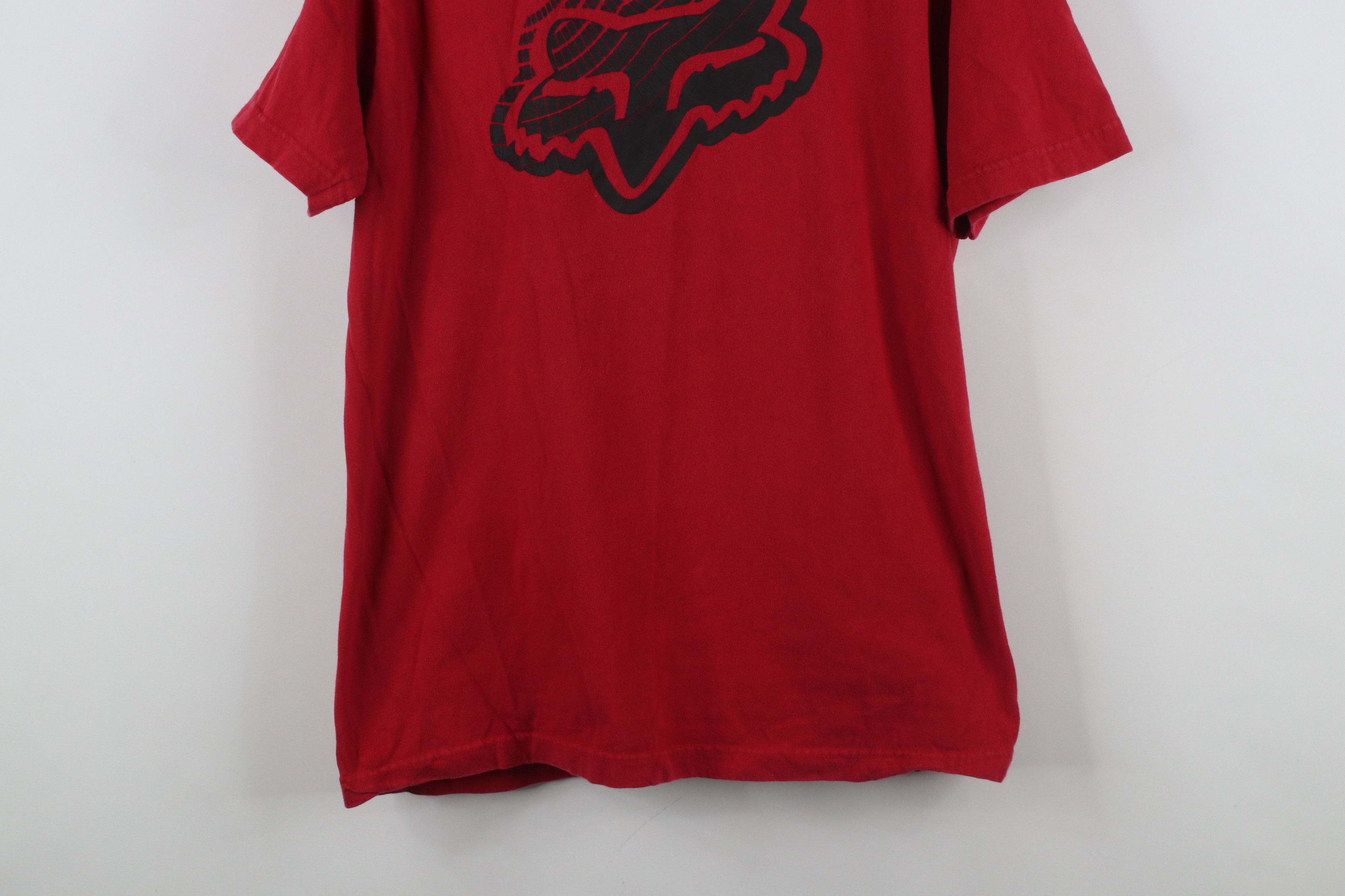 Fox Racing × Vintage Vintage Fox Racing Big Logo Short Sleeve T-Shirt Red Cotton Size US M / EU 48-50 / 2 - 3 Thumbnail