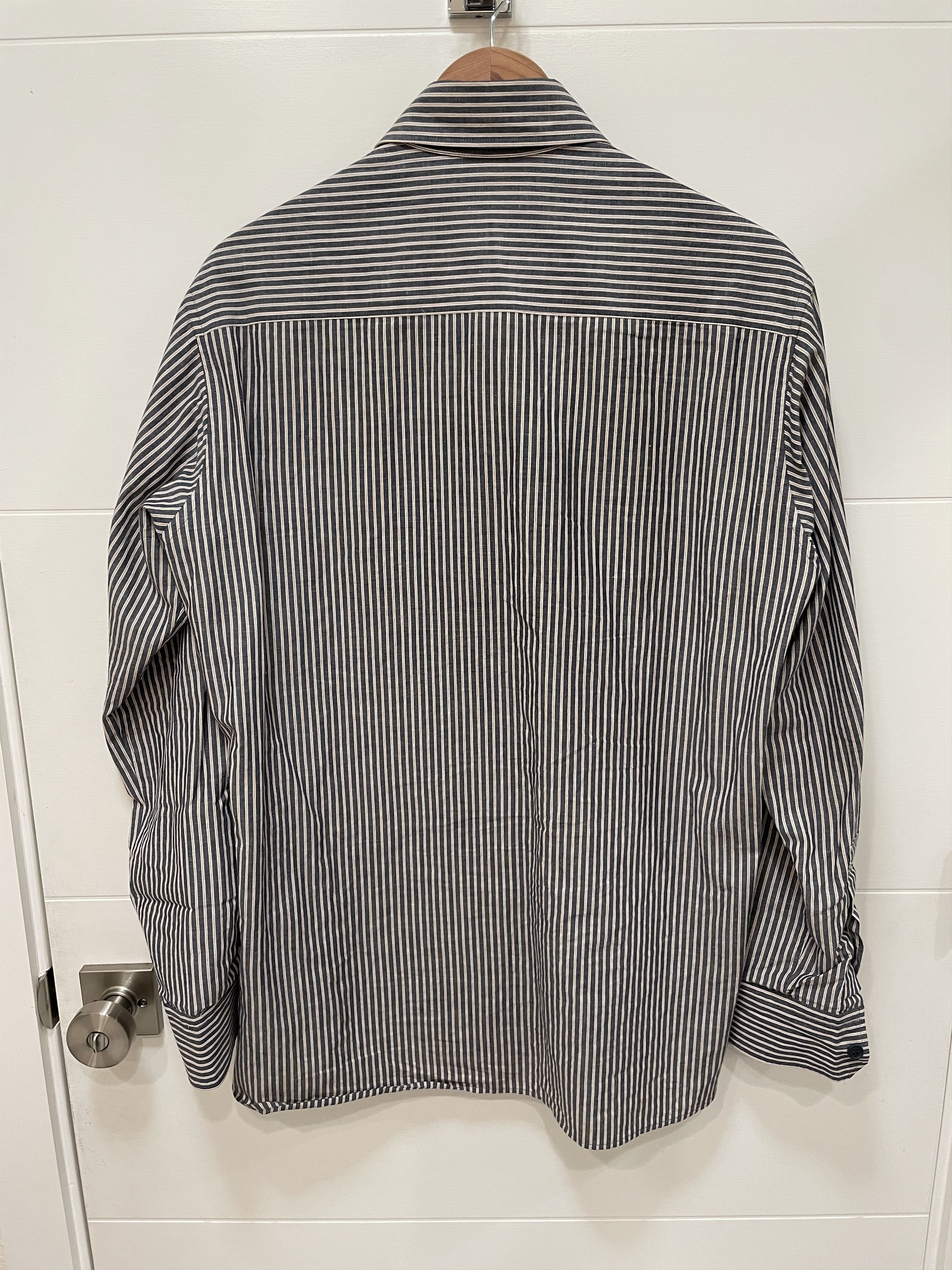 Yohji Yamamoto Yohji Yamamoto Pour Homme Double Collar Shirt (YYPH) Size US M / EU 48-50 / 2 - 3 Thumbnail