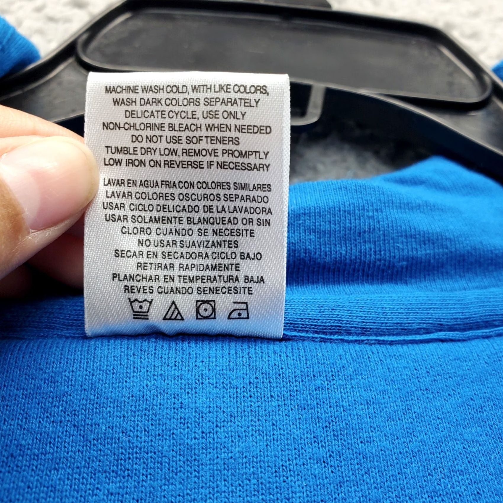 Layer 8 Layer 8 Hoodie Mens M Blue Quick Dry Pouch Pocket Long Sleeve Drawstring Zipper Size US M / EU 48-50 / 2 - 6 Thumbnail