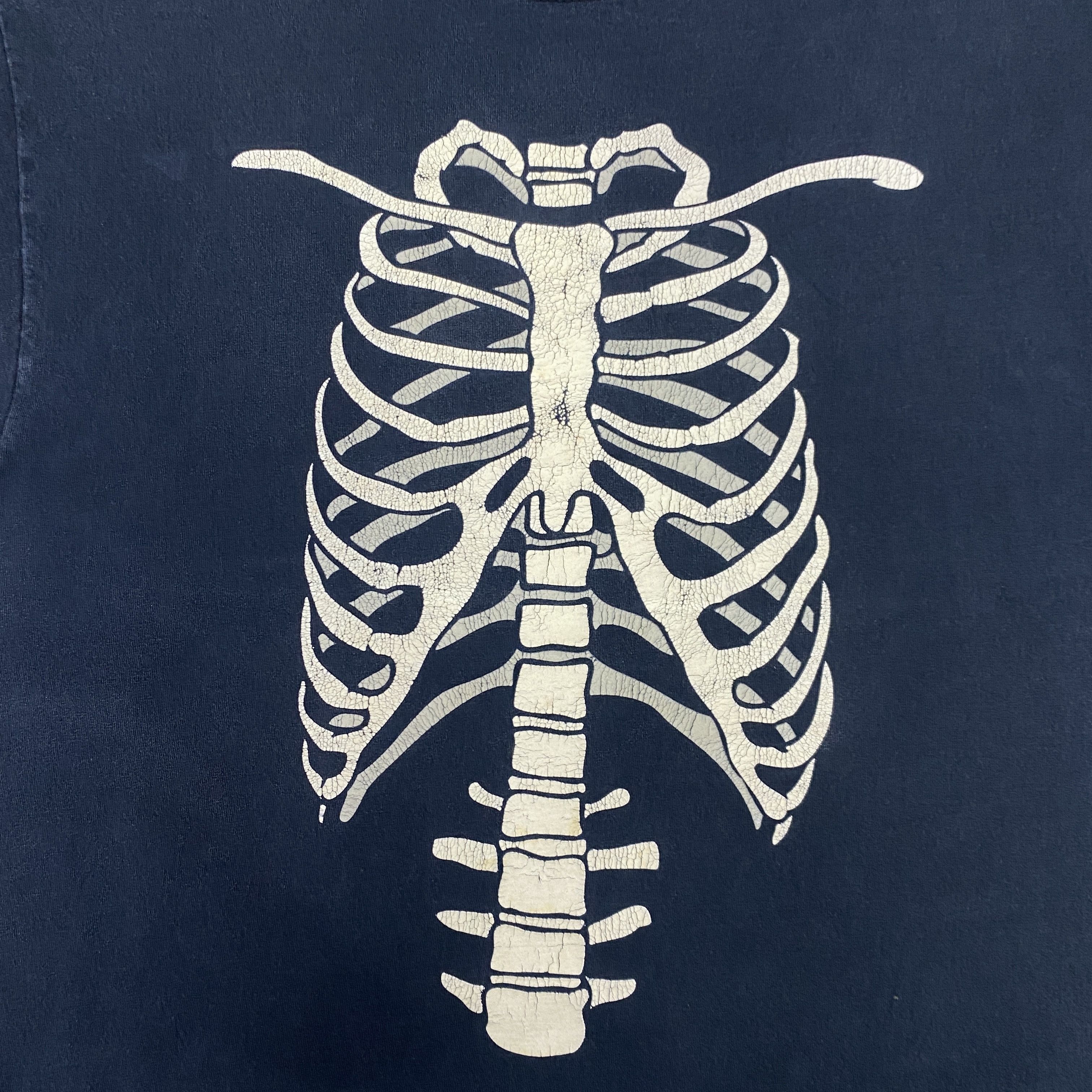 Fruit Of The Loom Halloween Skeleton Rib Cage Xray Front Tshirt - I036 Size US XL / EU 56 / 4 - 3 Thumbnail