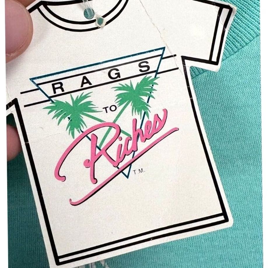 Vintage VINTAGE Screen Stars T-Shirt Mens Large Aqua Single Stitch Tee Made In USA NEW Size US L / EU 52-54 / 3 - 2 Thumbnail