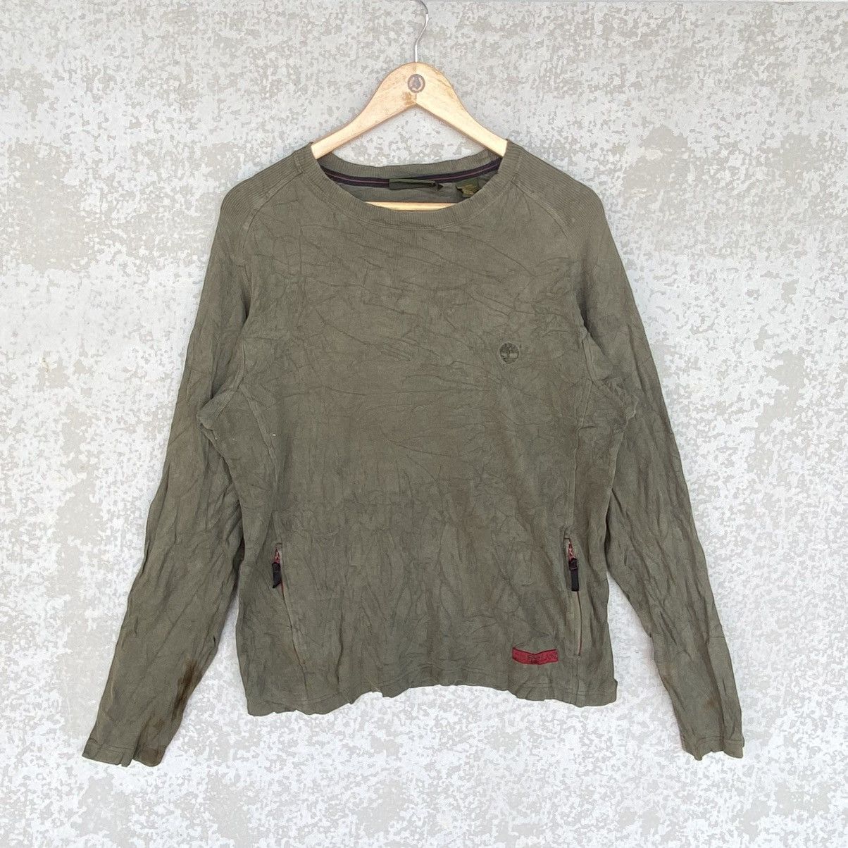 Other Vintage Timberland Long Sleeve T-Shirt Sweatshirt Green Size US S / EU 44-46 / 1 - 1 Thumbnail