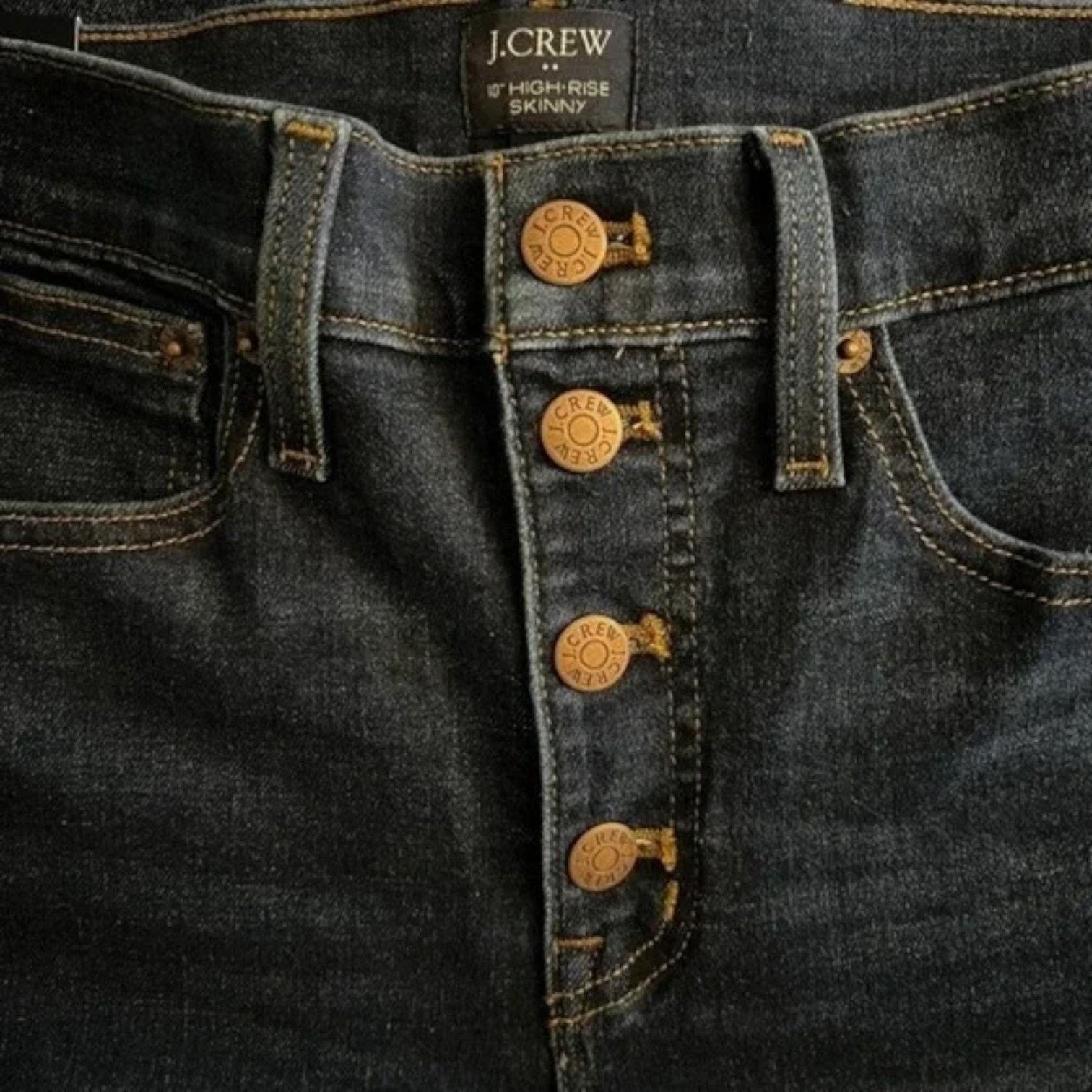 J.Crew J.CREW 10" High-Rise Skinny Jeans, 27 Size 27" / US 4 / IT 40 - 3 Thumbnail
