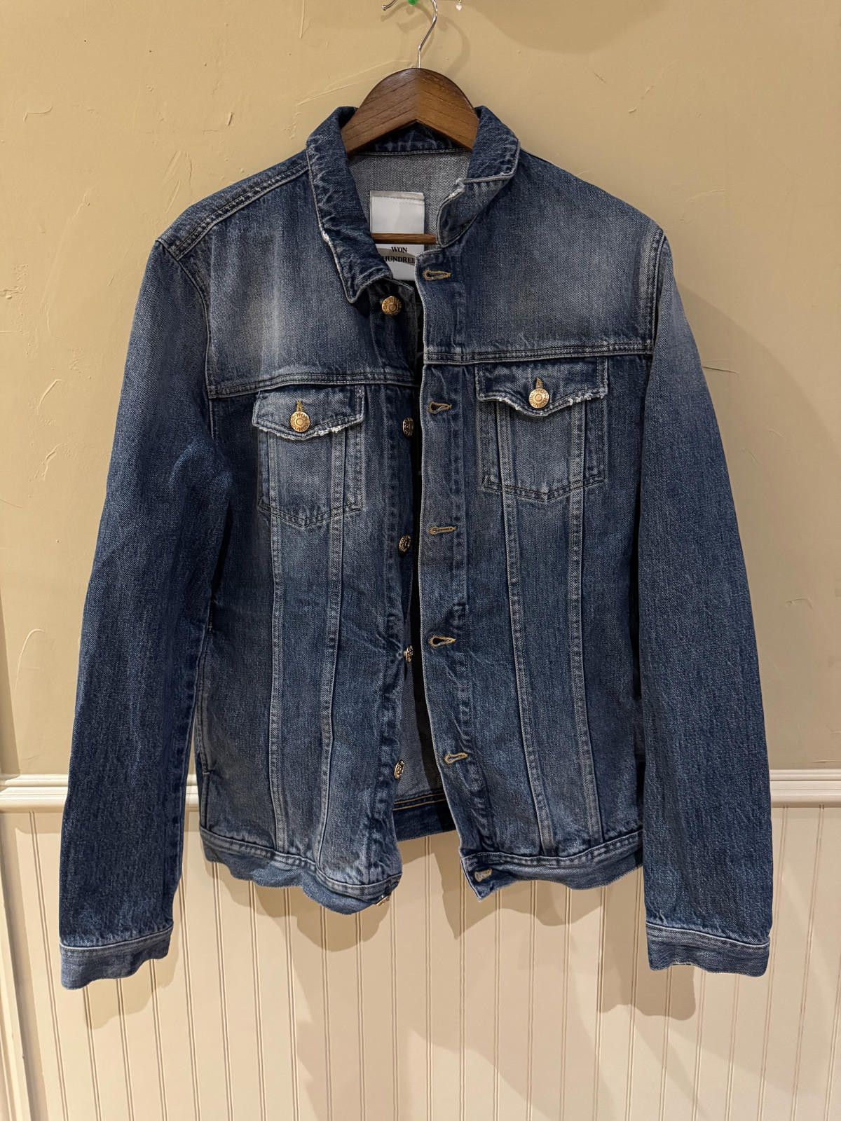 Won Hundred Won Hundred Denim Jacket - Size 50 Size US L / EU 52-54 / 3 - 1 Thumbnail
