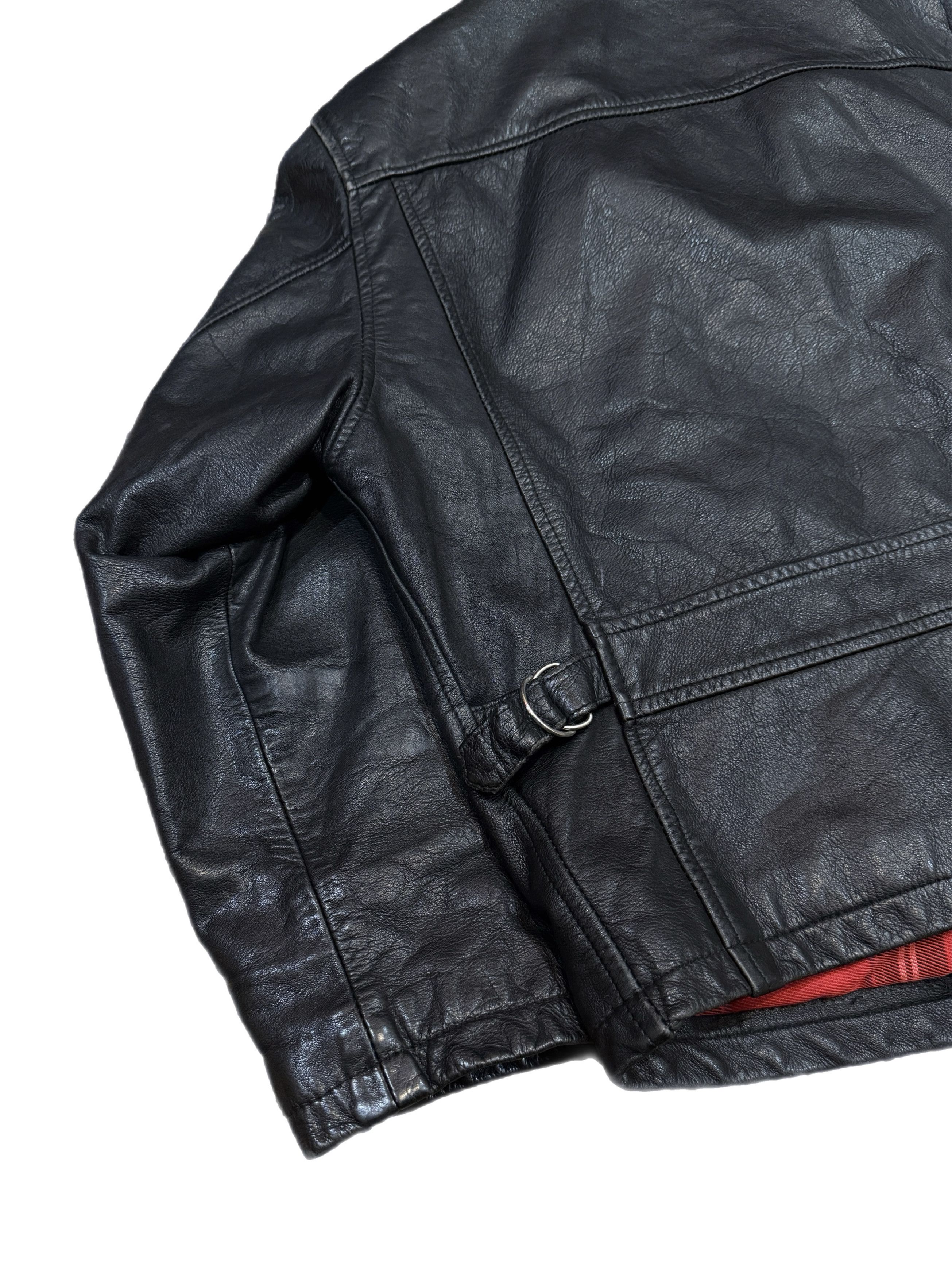 Vintage Rare Vintage Style 60s Leather Rider Jacket Size US M / EU 48-50 / 2 - 7 Thumbnail