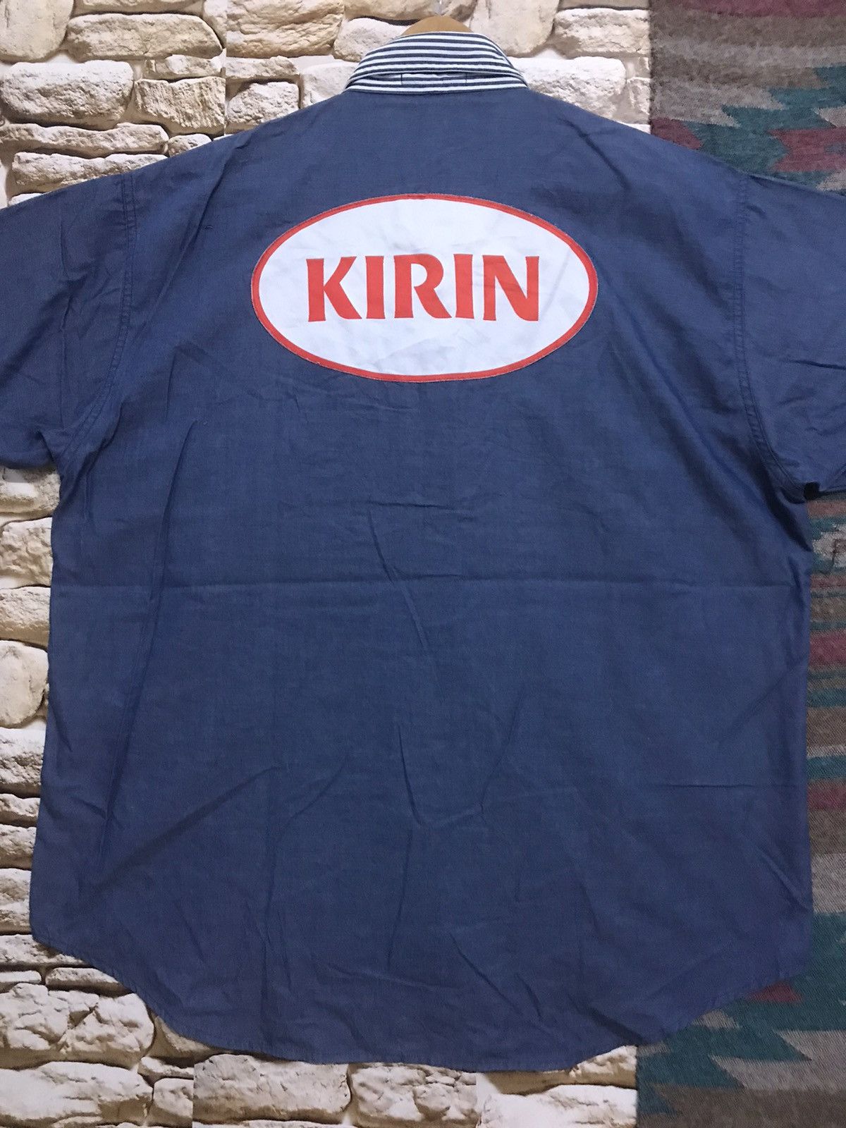 Japanese Brand Kirin Workers Shirt Button Up Size US XL / EU 56 / 4 - 6 Thumbnail