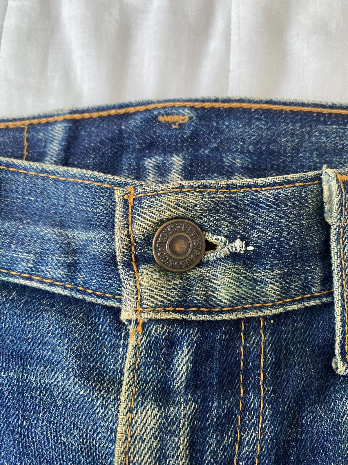 Beauty Beast × Levi's LEVIS 505 RUSTY DISTRESSED DENIM JEANS JAPAN Size US 29 - 11 Thumbnail