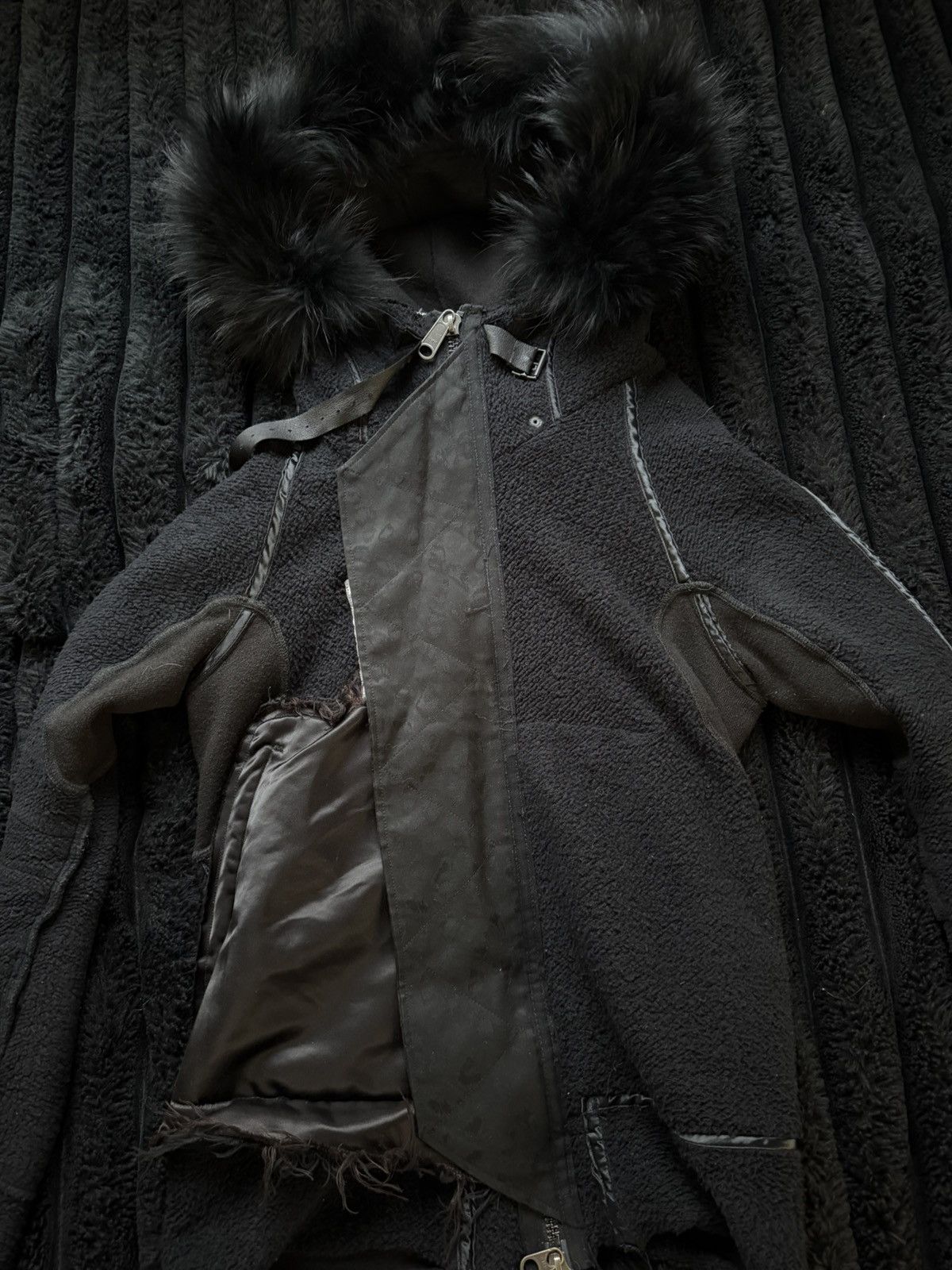 Le Grande Bleu (L.G.B.) Le Grand Bleu Space Surfing Fur Parka (Reversible) Size US S / EU 44-46 / 1 - 6 Thumbnail