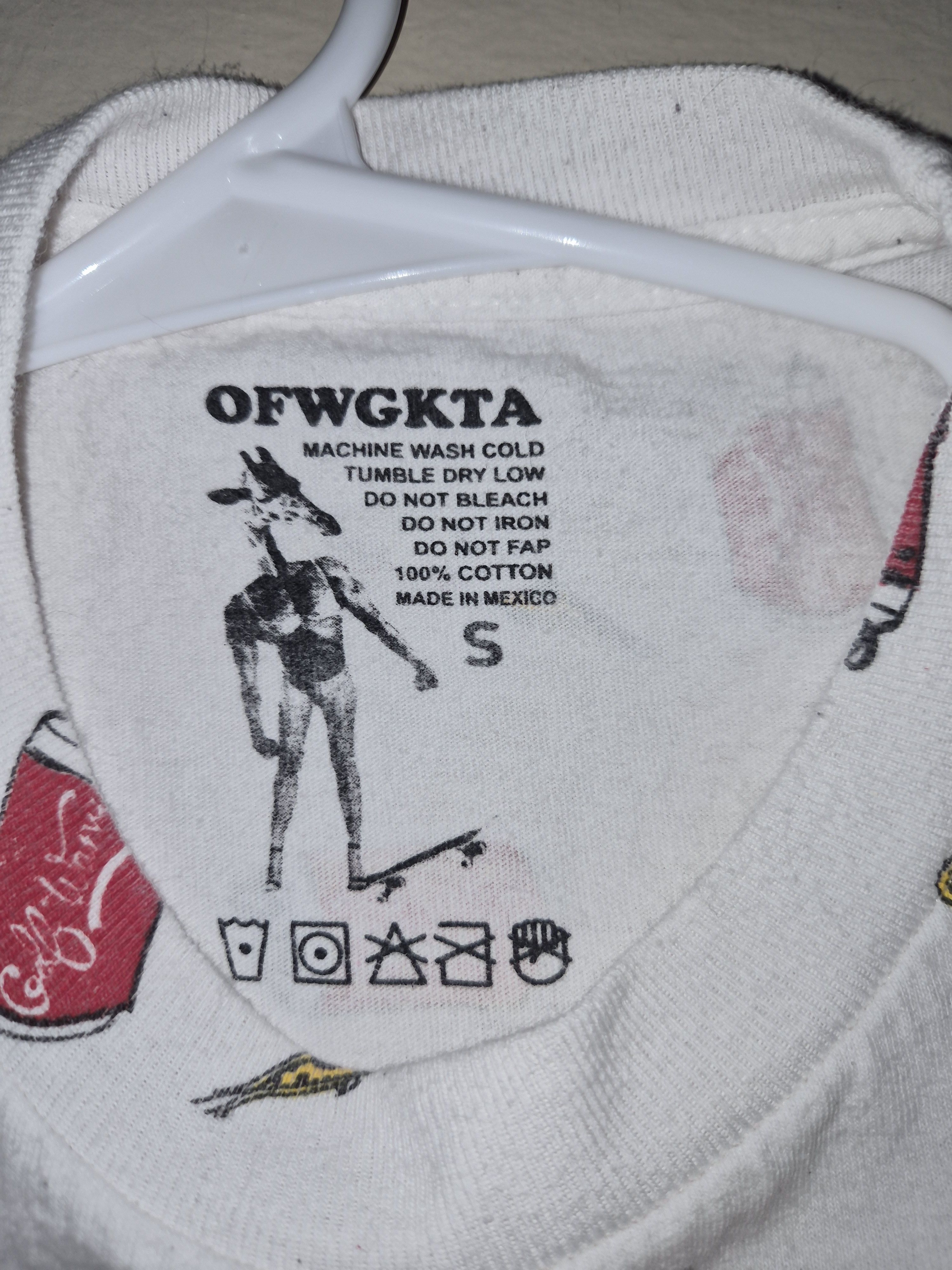 Golf Wang Golf Wang All Over Pizza n Coke Tee Size US S / EU 44-46 / 1 - 3 Thumbnail