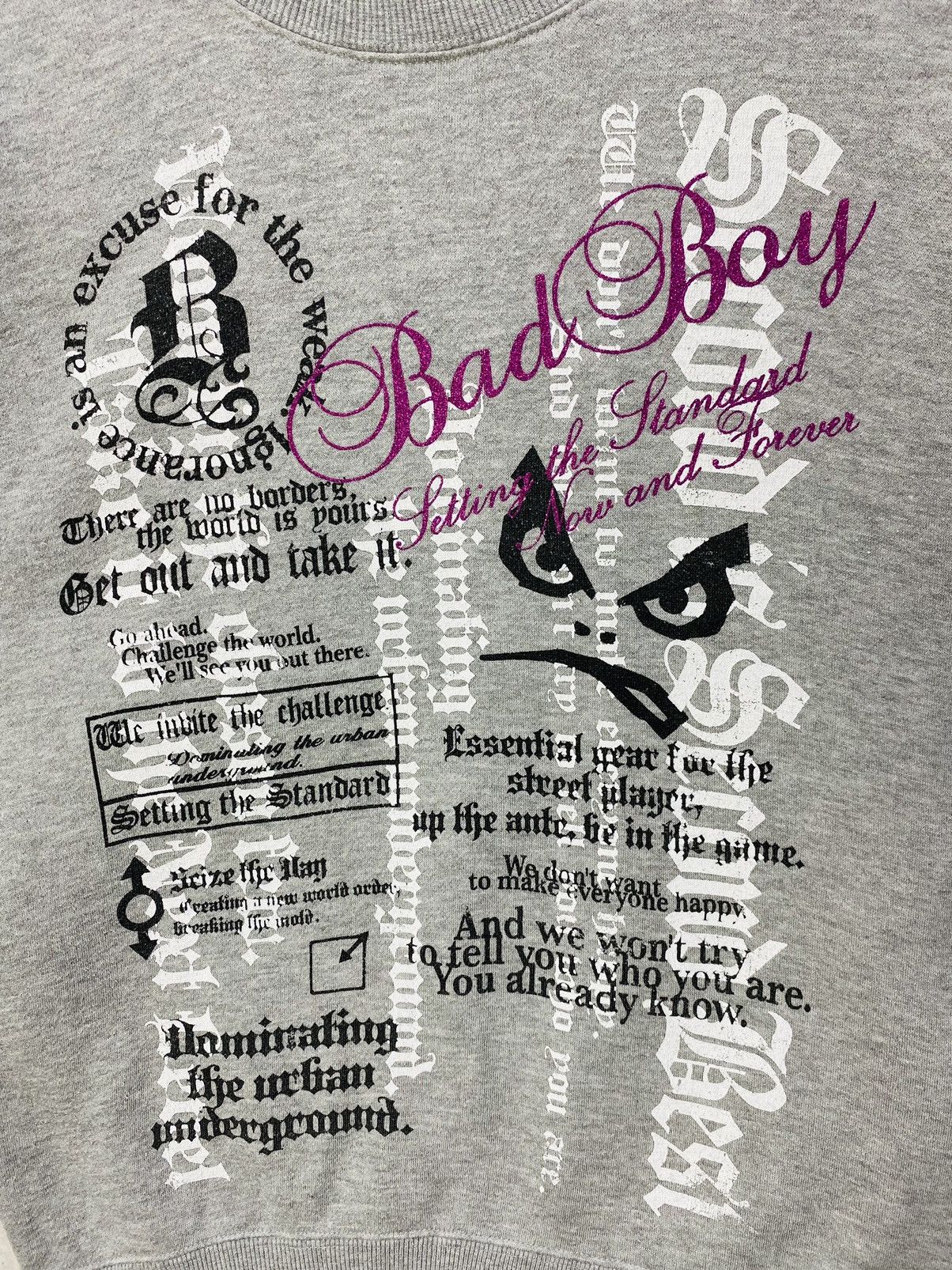 Vintage Bad Boy Sweatshirt Pullover Jumper Crewneck Size Medium Size US M / EU 48-50 / 2 - 6 Thumbnail