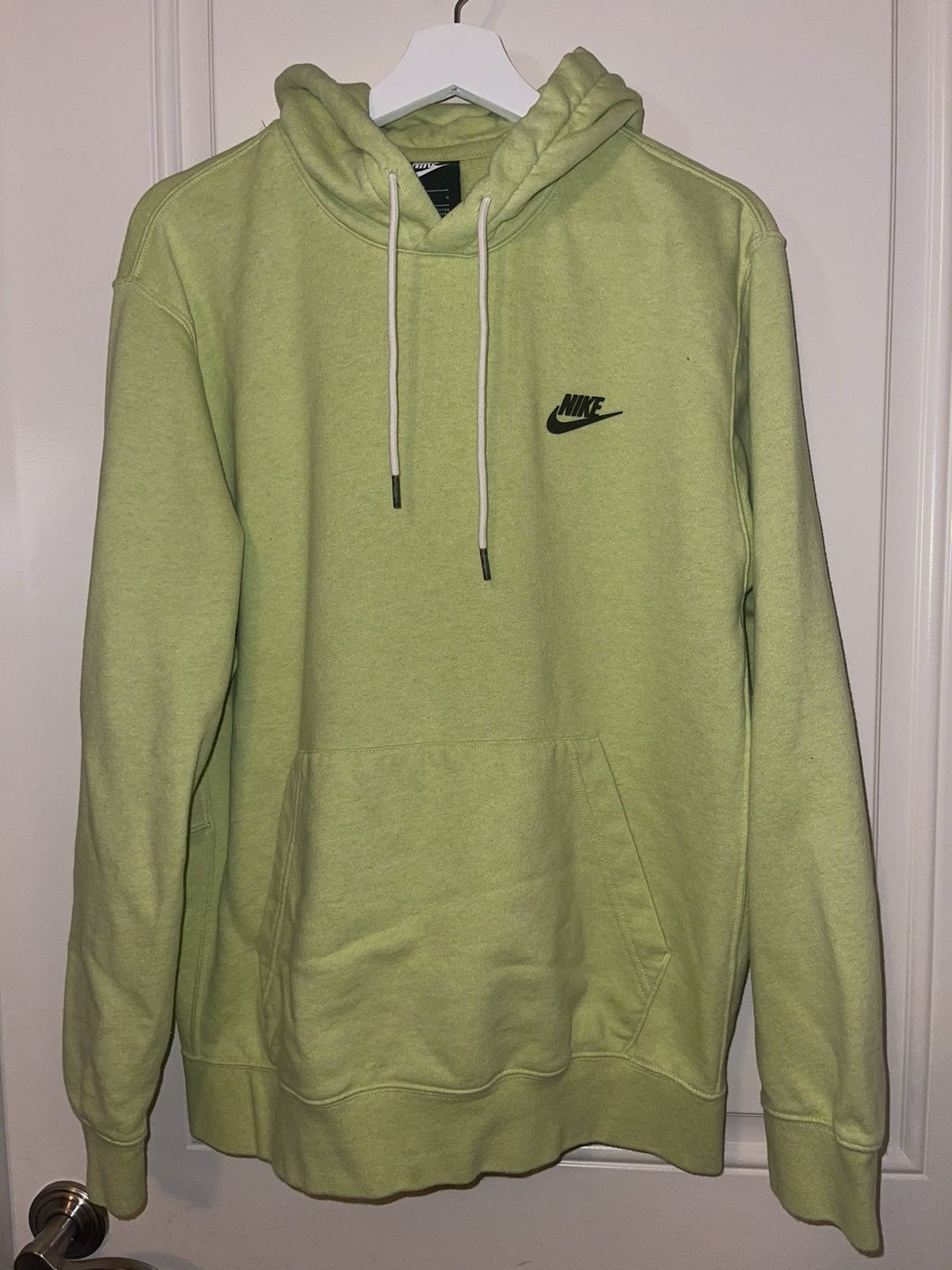 Nike Nike Swoosh Light Green Hoodie Size US L / EU 52-54 / 3 - 2 Thumbnail