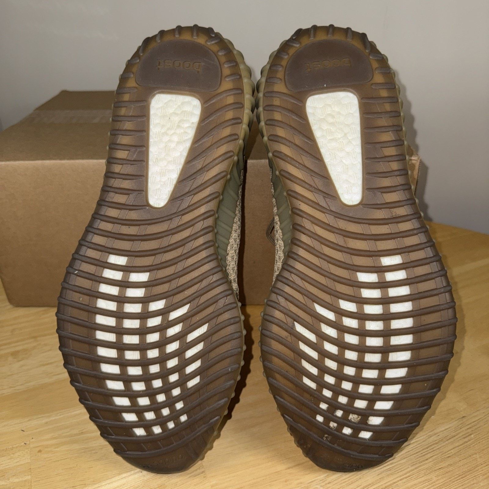 Adidas Size 11.5 - Yeezy Boost 350 V2 Sand Taupe Lightly Stepped In Size US 11.5 / EU 44-45 - 6 Thumbnail