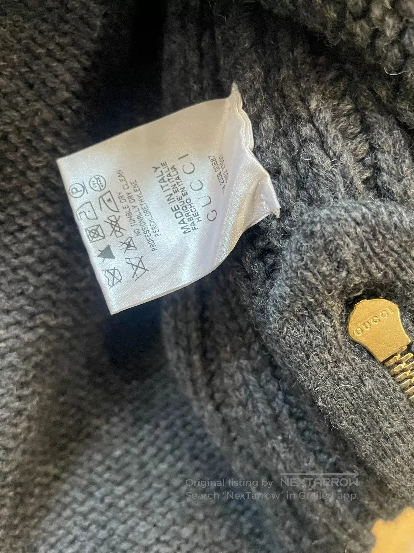 Gucci Gucci Gray Cape Coat Sweater L. Size L / US 10 / IT 46 - 7 Thumbnail