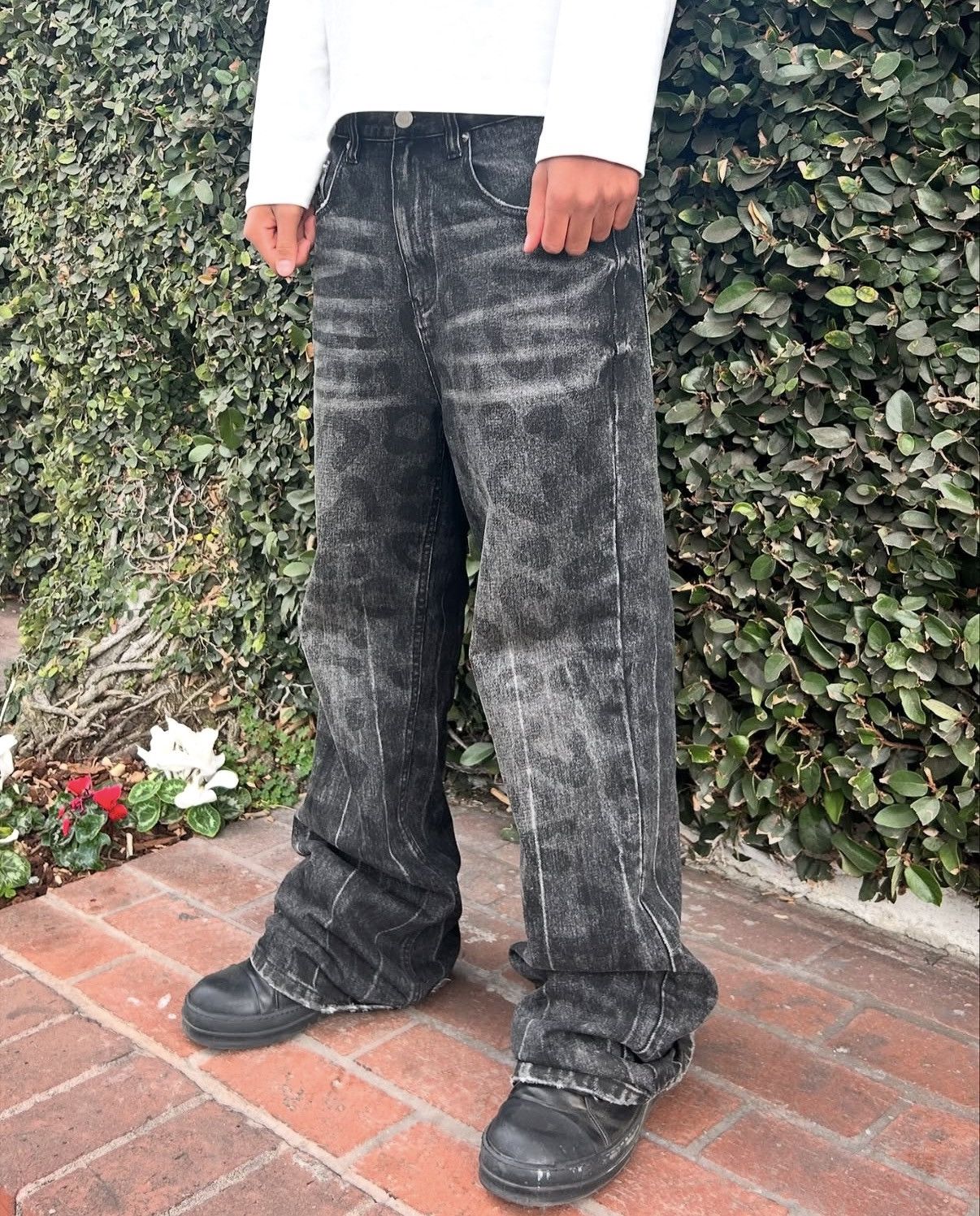 Other @Serotonin07_ Leopard Denim Size US 32 / EU 48 - 5 Thumbnail