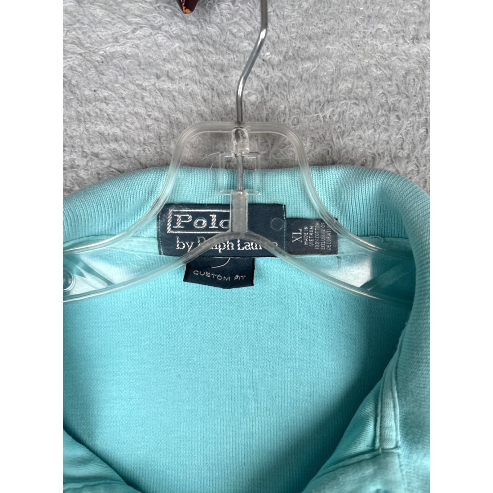 Ralph Lauren VINTAGE Polo Ralph Lauren Polo Shirt Men XL Blue Cotton Slim Fit Short Sleeve Polo Shirt Mens Blue Polo Ralph Lauren Shirt XL Size US XL / EU 56 / 4 - 7 Thumbnail