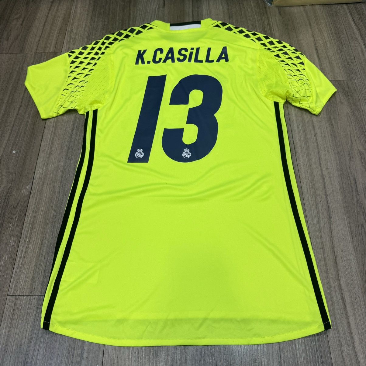 Adidas Real Madrid 16/17 goalkeeper gk shirt #13 K.Casilla Size US S / EU 44-46 / 1 - 2 Thumbnail