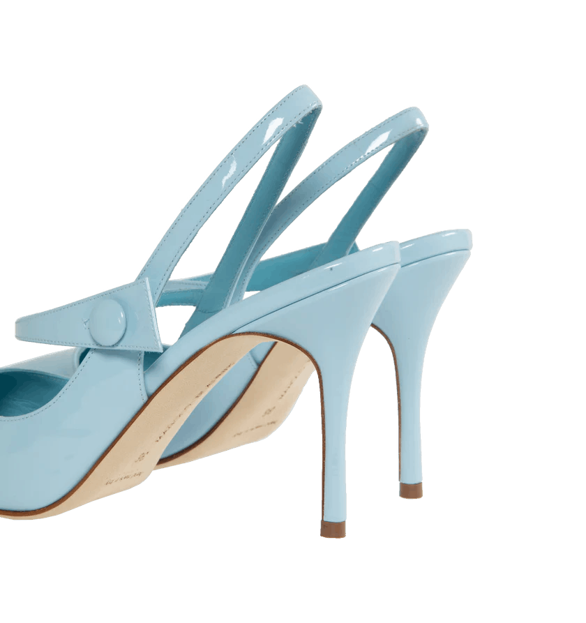 Manolo Blahnik o1h1sh10624 Pump in Light Blue Size US 6 / IT 36 - 4 Thumbnail