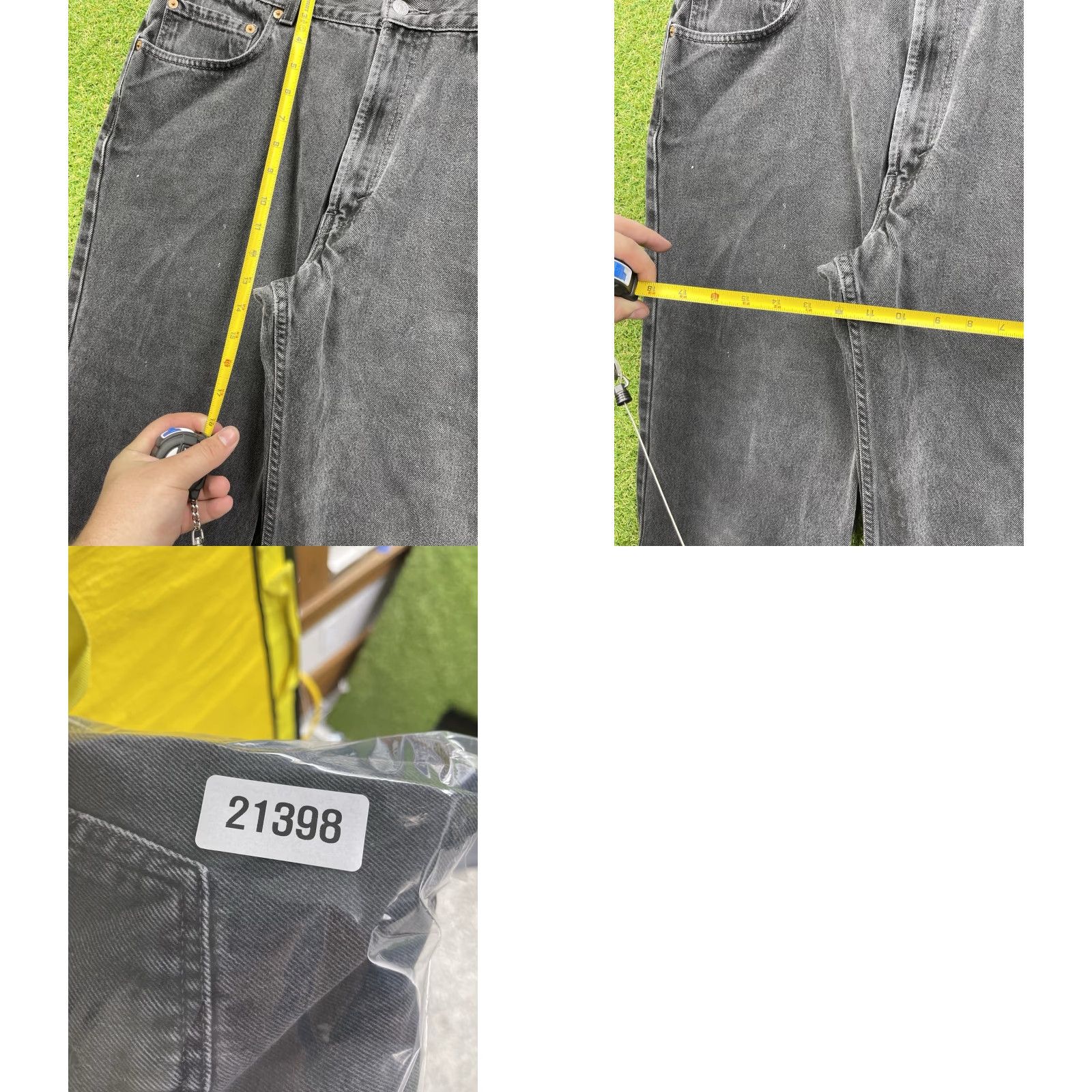 Levi's VINTAGE Levi's 550 Jeans Mens 36x32 Black 90s Relaxed Fit Baggy Straight Denim 5-Pocket 36 Adult Mens Levi's 550 90s American Classic Size US 36 / EU 52 - 8 Thumbnail