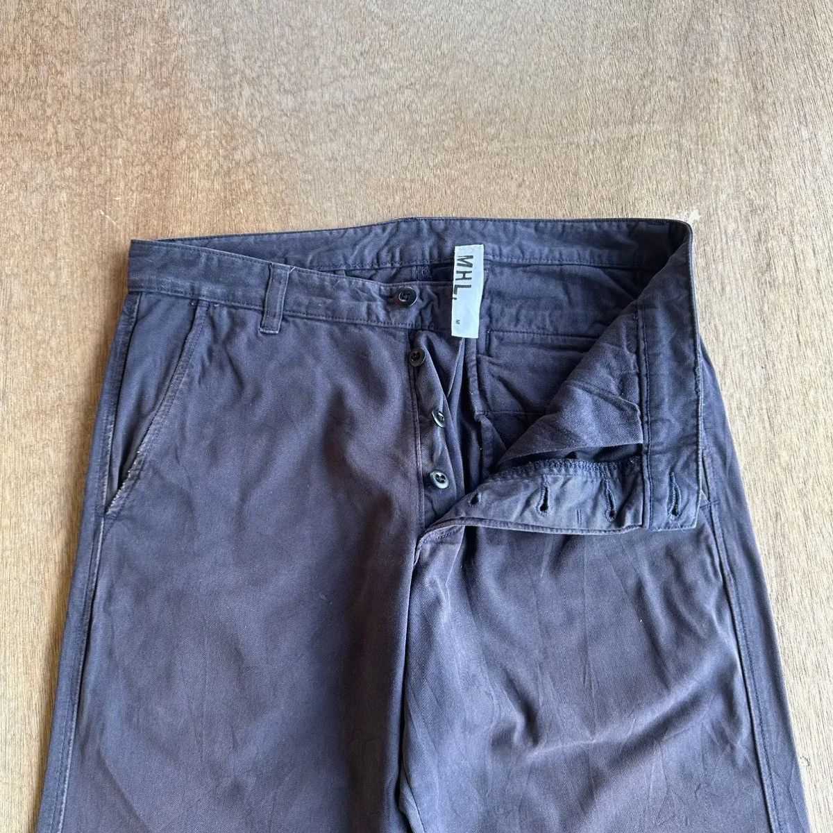 Margaret Howell HEAT🔥MARGARET HOWELL Trousers MHL Blank Faded Pants W31 L31 Size US 31 - 4 Thumbnail