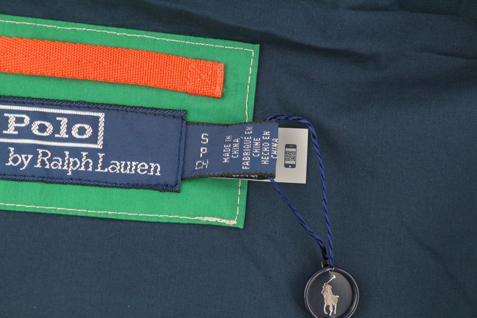 Polo Ralph Lauren S Green Hooded Windbreaker Water Repellent Jacket 84634 Size US S / EU 44-46 / 1 - 8 Thumbnail