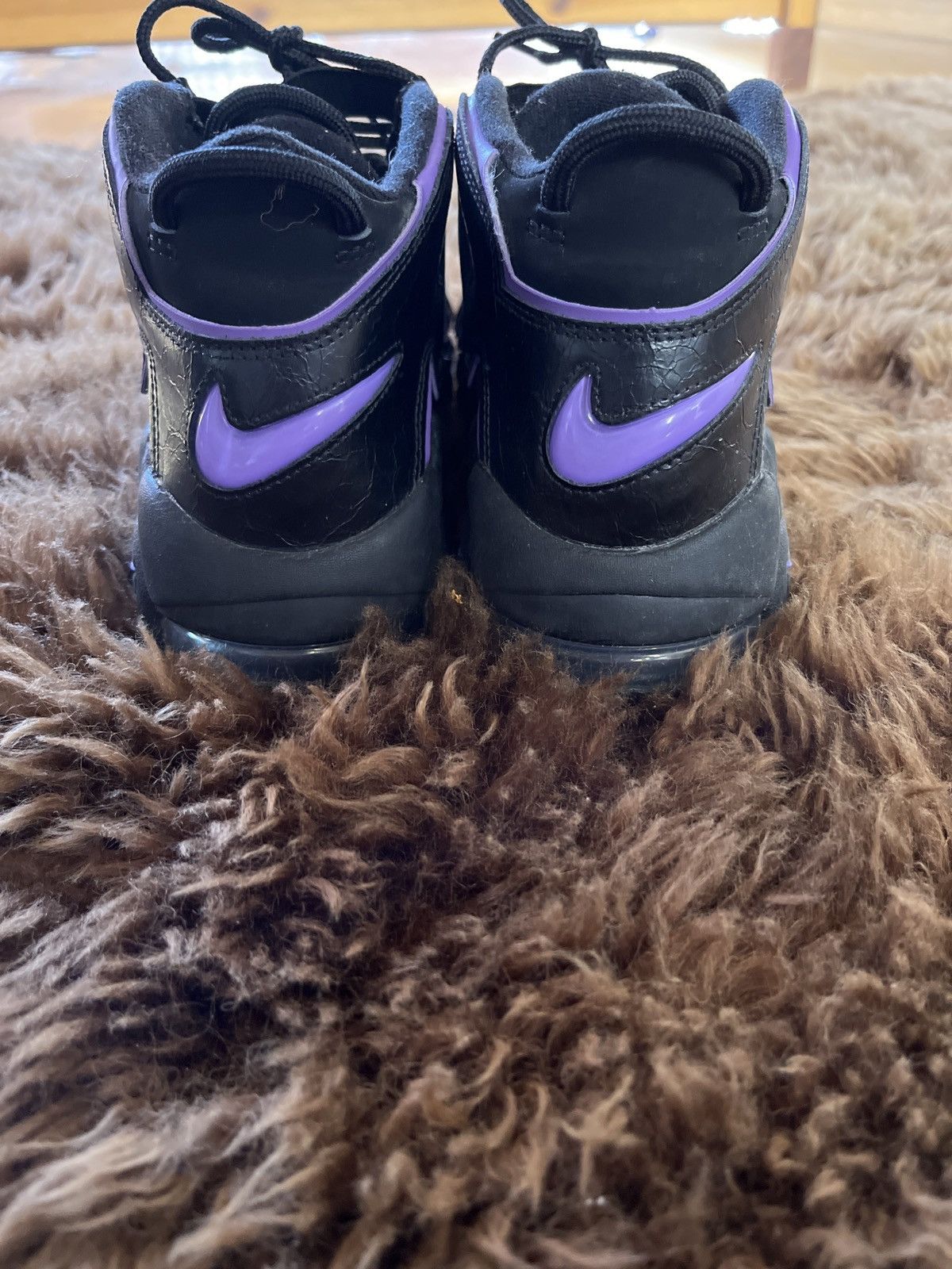 Nike Nike Uptempo PURPLE/BLACK Size US 9 / EU 42 - 6 Thumbnail