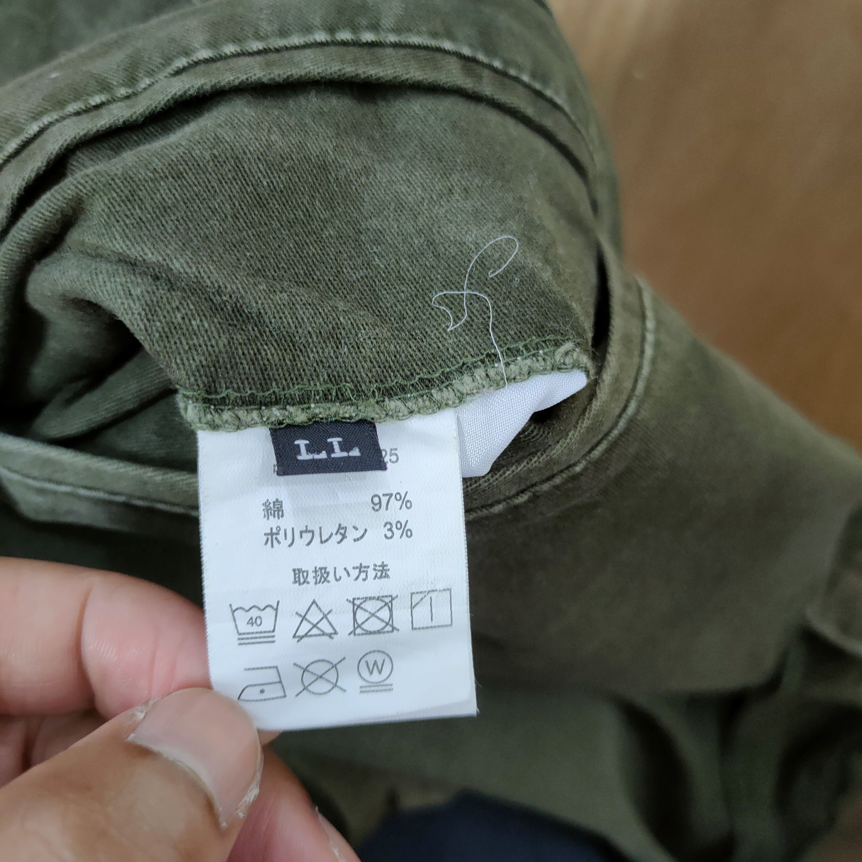 Japanese Brand VINTAGE GRIDE FADED GREEN CARGO PANTS Size US 33 - 10 Thumbnail
