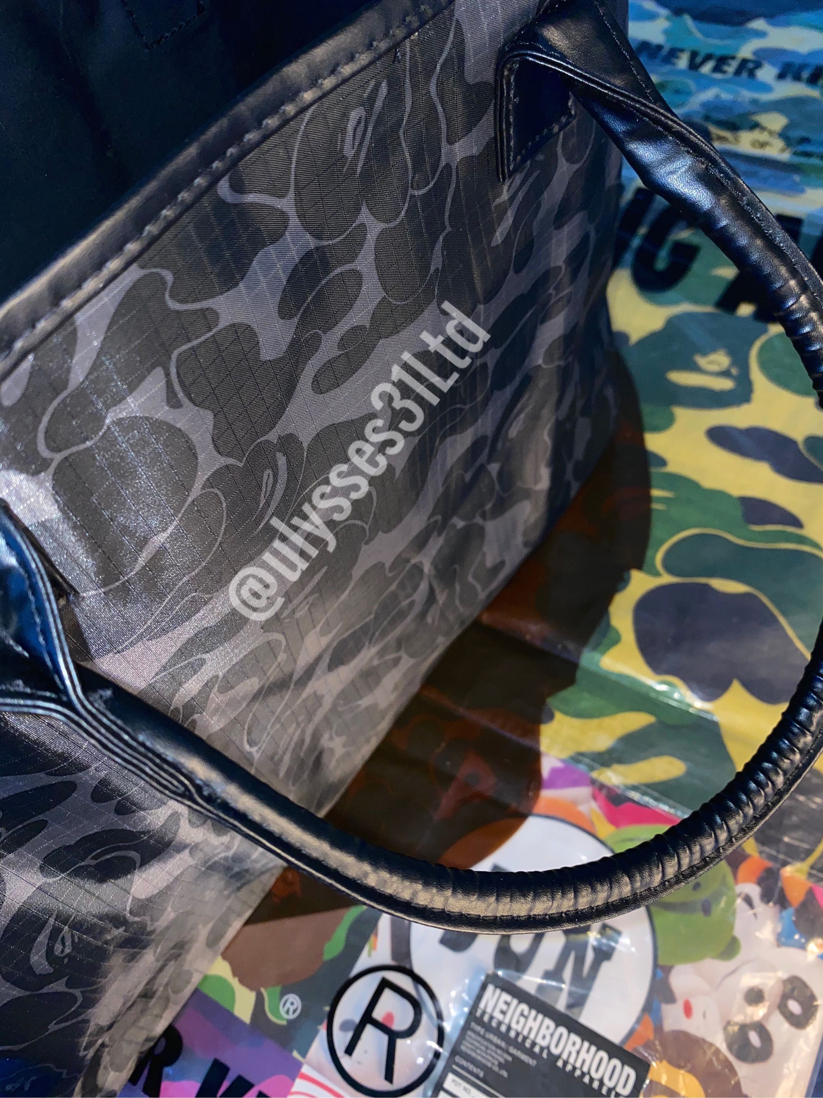 Bape Bape Leather Handle Tote Size ONE SIZE - 3 Thumbnail