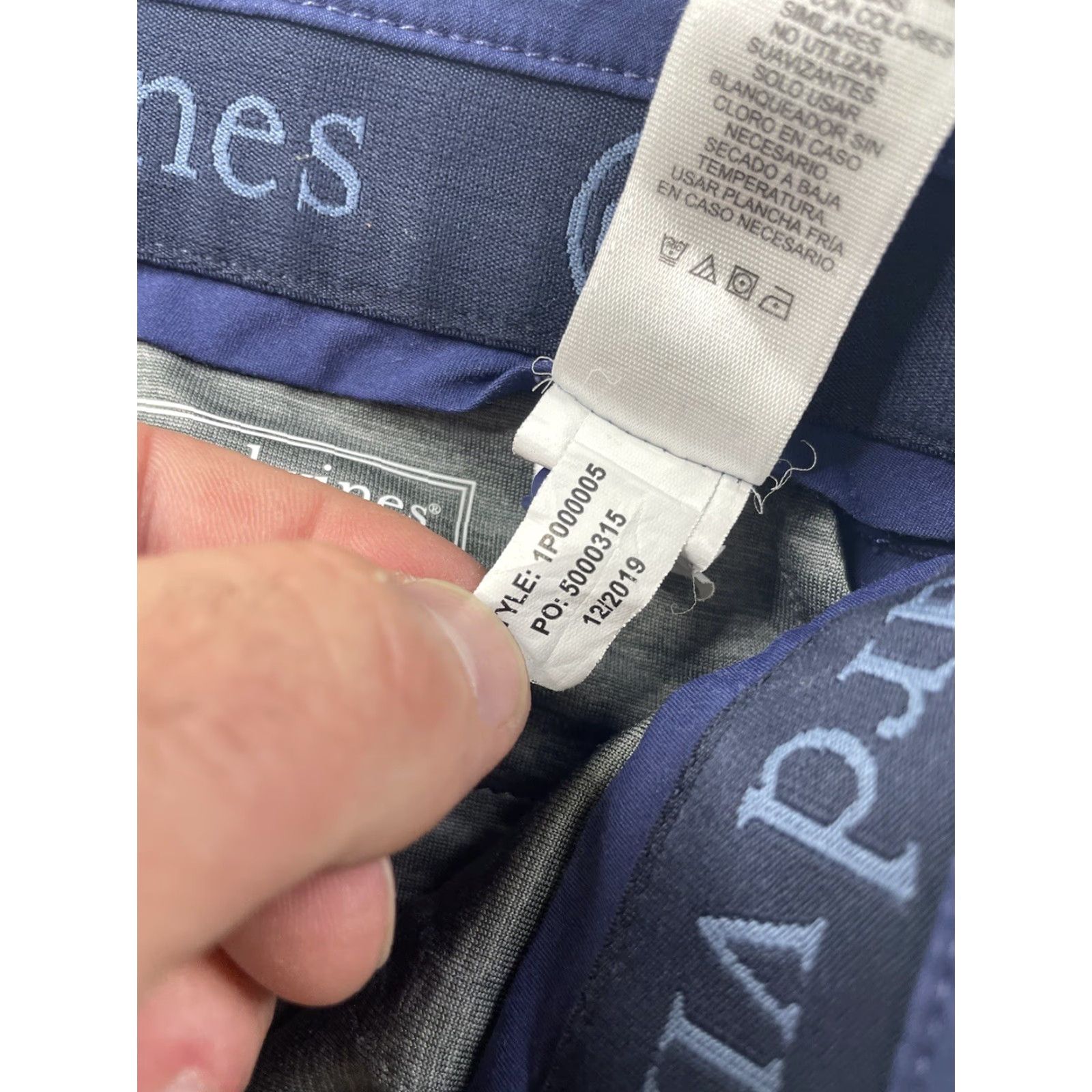 Vineyard Vines Vineyard Vines On The Go Performance Pants Blue Mens Size 35x30 Chino Light Weight Quick Dry Stretch 5-Pocket Belt Loops Flat Front Straight Leg Size US 35 - 3 Thumbnail