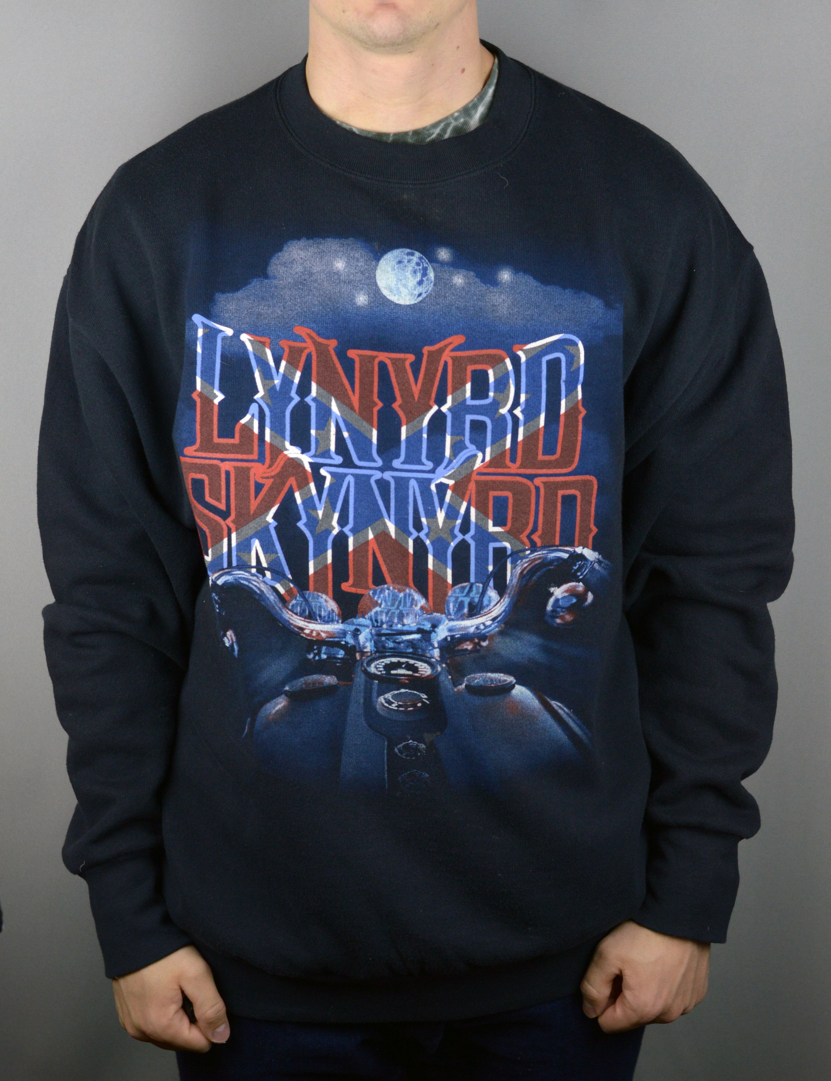 Vintage Vintage Lynyrd Skynyrd 90s sweatshirt (Made In USA) Size US XL / EU 56 / 4 - 1 Thumbnail