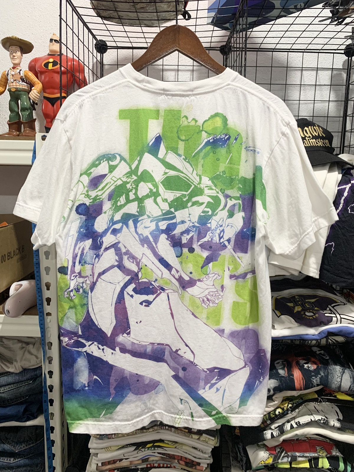Anime × Japanese Brand Evangelion All Over Print Tshirt Size US L / EU 52-54 / 3 - 2 Thumbnail