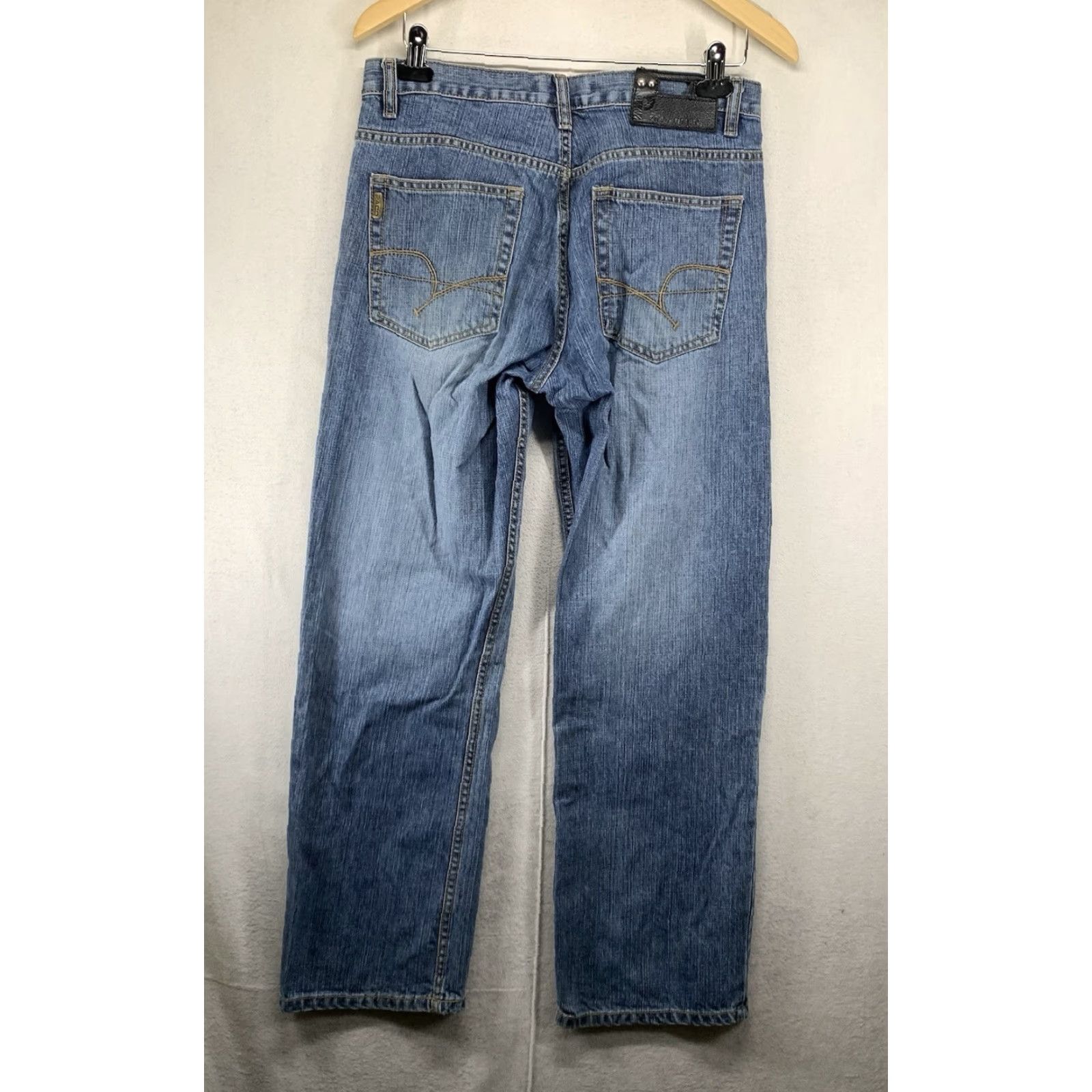 Vintage VINTAGE Paco Jeans Men 31x30 Denim Wide-Leg Y2K 90s Hip Hop Style Size US 31 - 2 Thumbnail