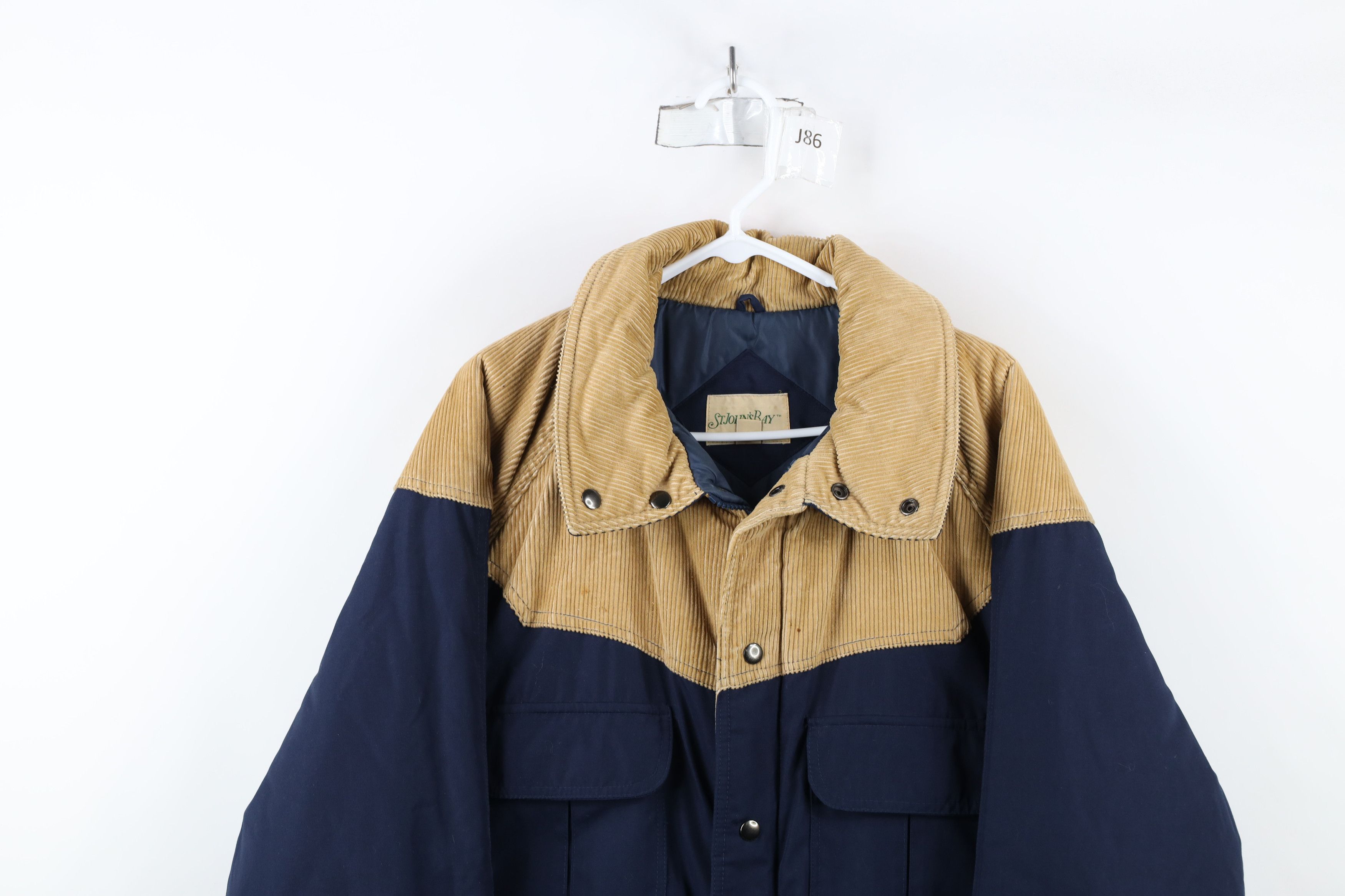 Vintage Vintage 90s Streetwear Western Corduroy Puffer Parka Jacket Size US L / EU 52-54 / 3 - 2 Thumbnail