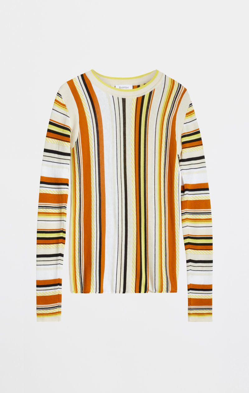 Rodebjer Rodebjer Striped knit Daria Sweater Size XS Pullover Size XS / US 0-2 / IT 36-38 - 1 Thumbnail