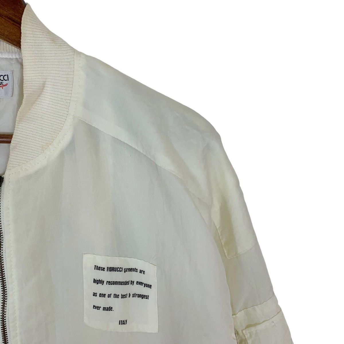 Designer VINTAGE FIORUCCI ITALY EQUIPE WORLD BOUTIQUE BOMBER JACKET Size US M / EU 48-50 / 2 - 5 Thumbnail