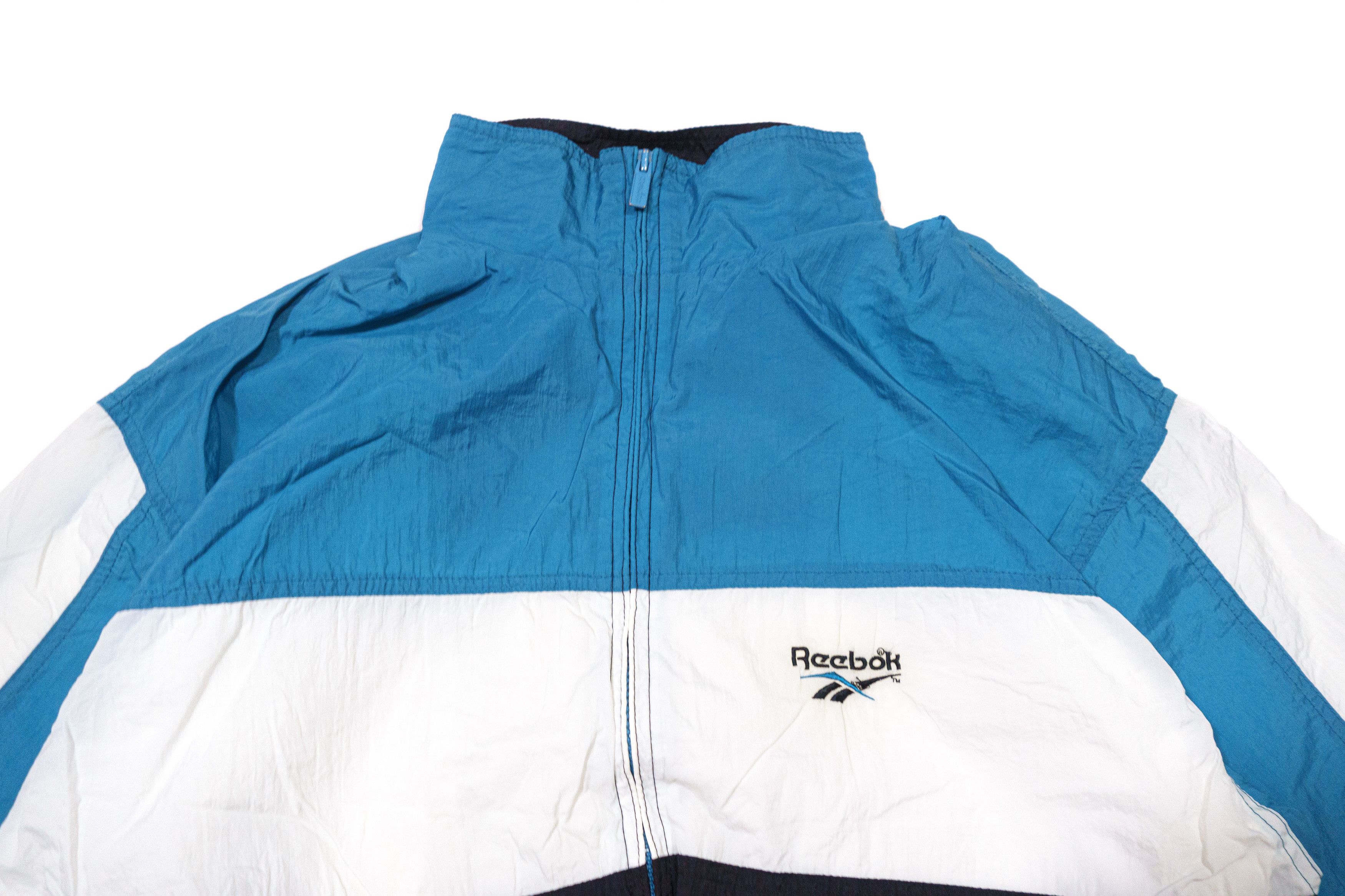 Reebok 90S Logo Nylon Sport Jacket Size US L / EU 52-54 / 3 - 3 Thumbnail